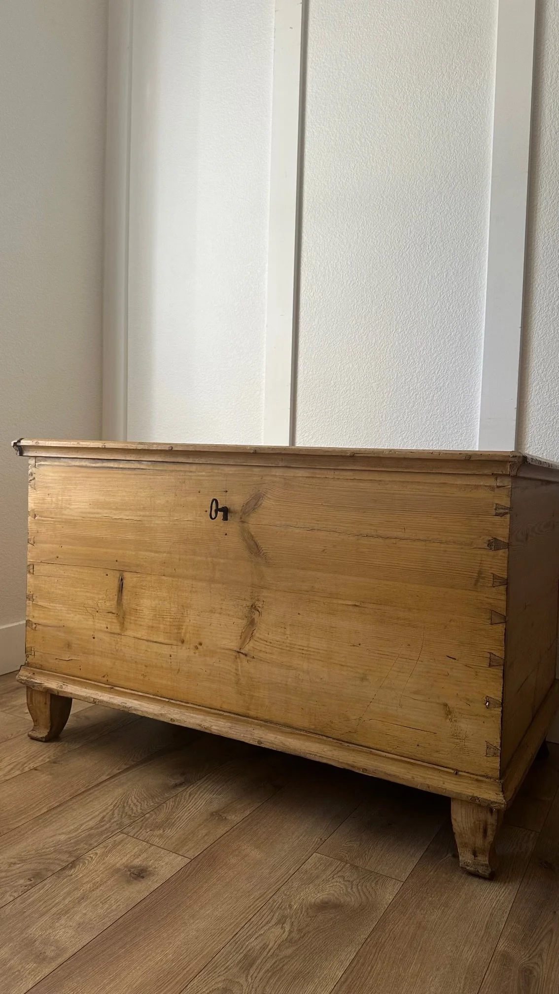 19th-Century Antique Pine Chest