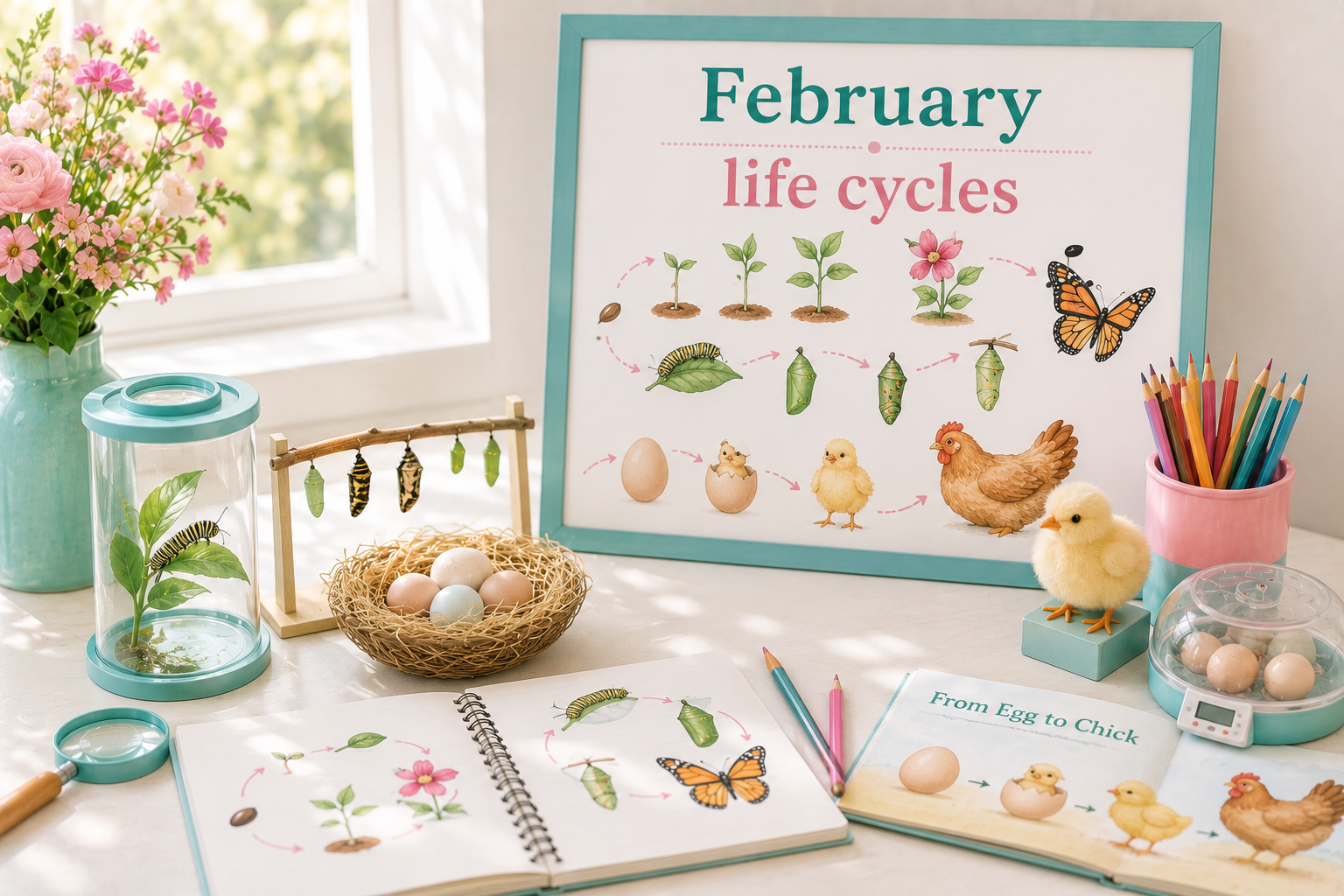 February Life Cycles Unit Theme