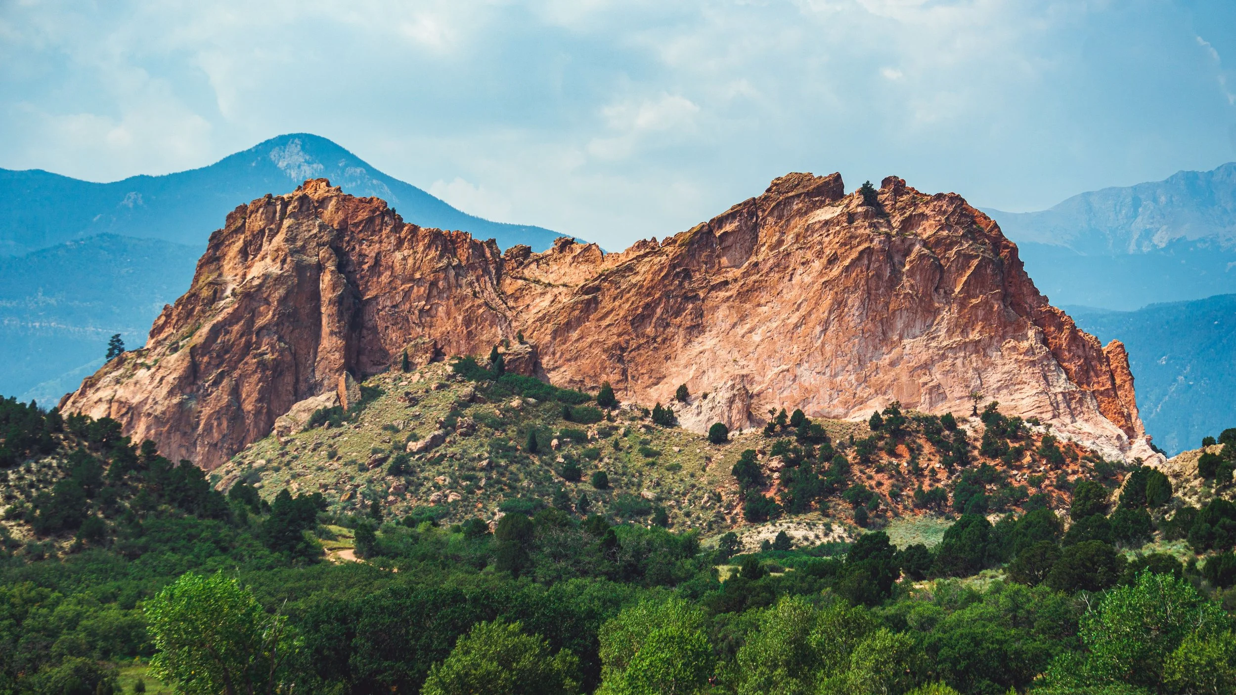 Rocky mountain landscape in Colorado