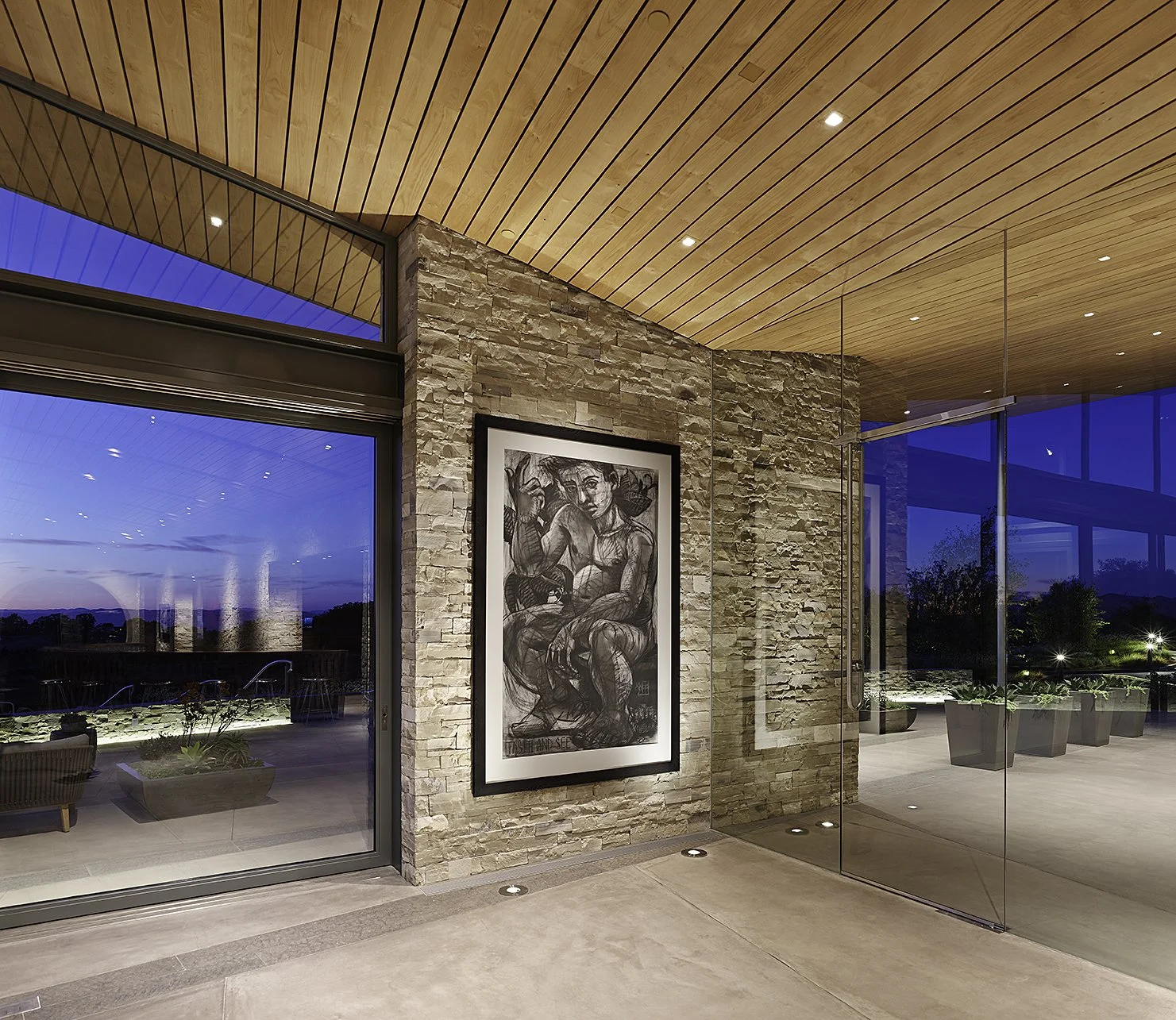 Presqu'ile Winery Hospitality Entry Interior