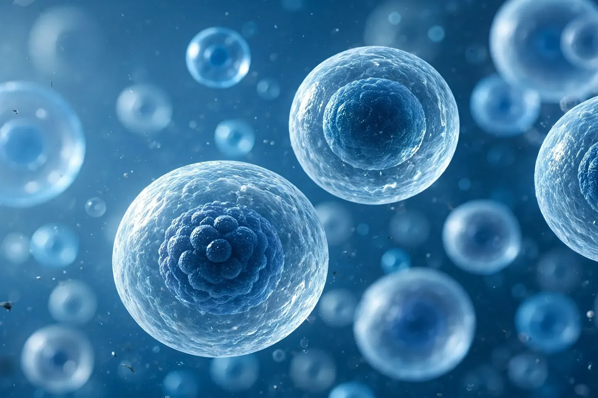 microscopic view of Stem cells
