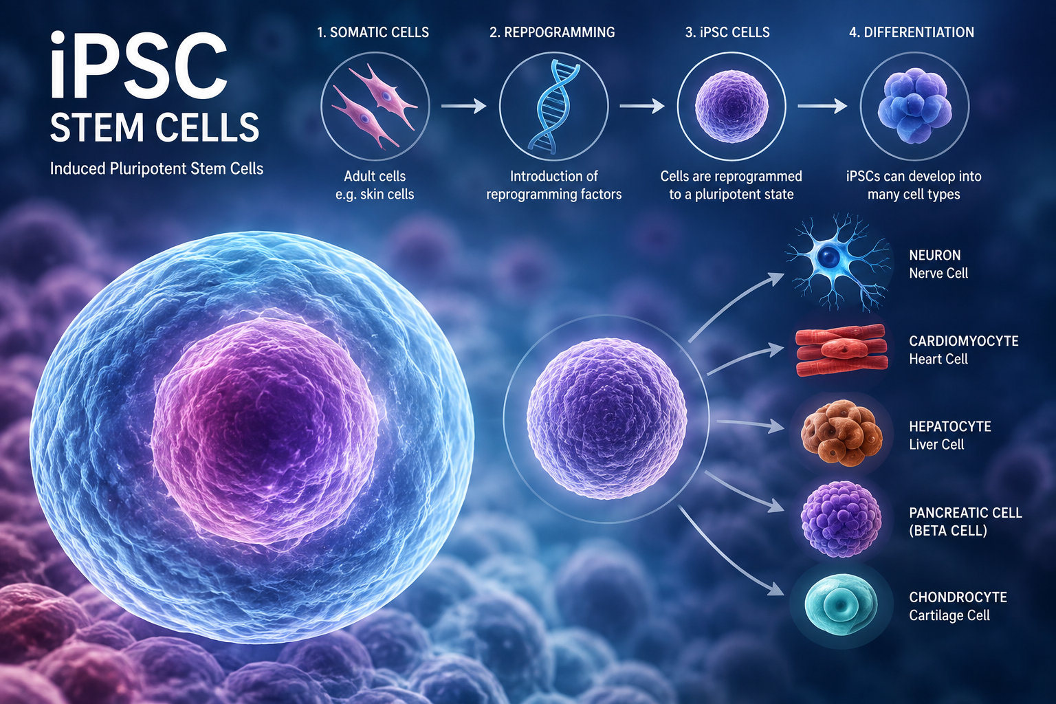 What Are iPSC Stem Cells?Understanding Induced Pluripotent Stem Cells (iPSCs)