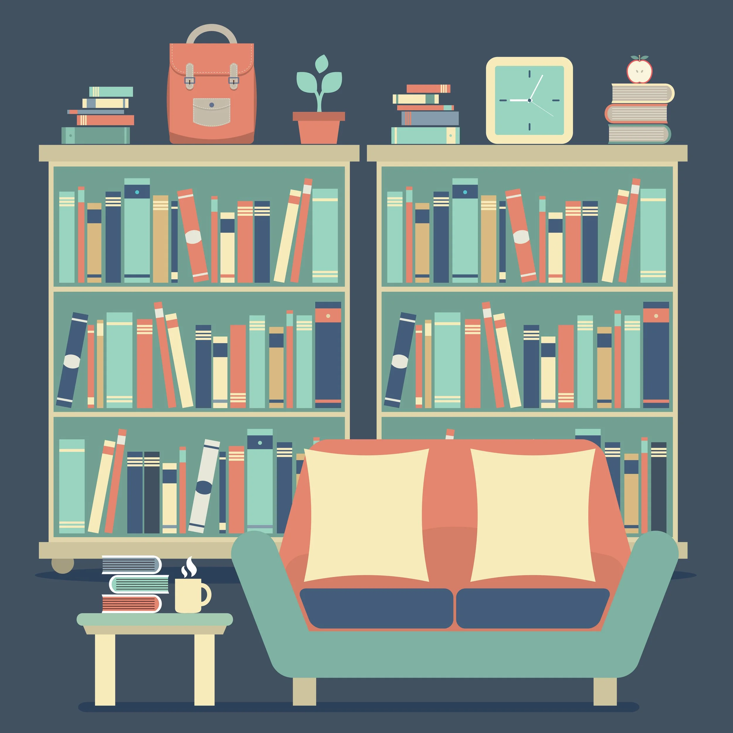 vector library image