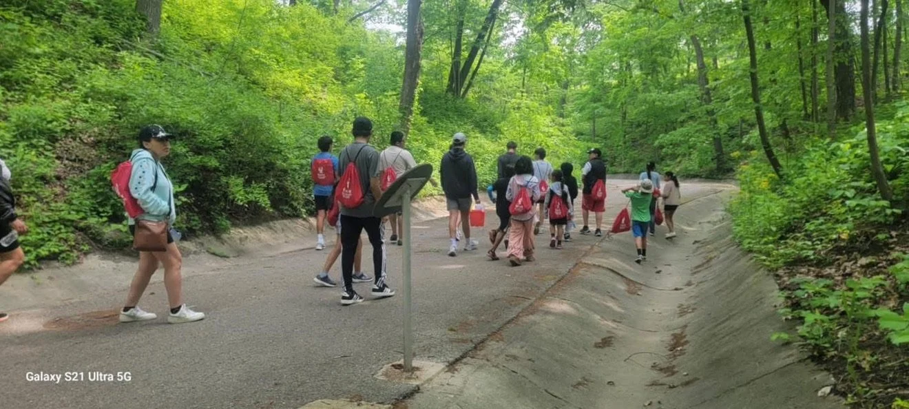 Ravine walk to the Lake Michigan shoreline