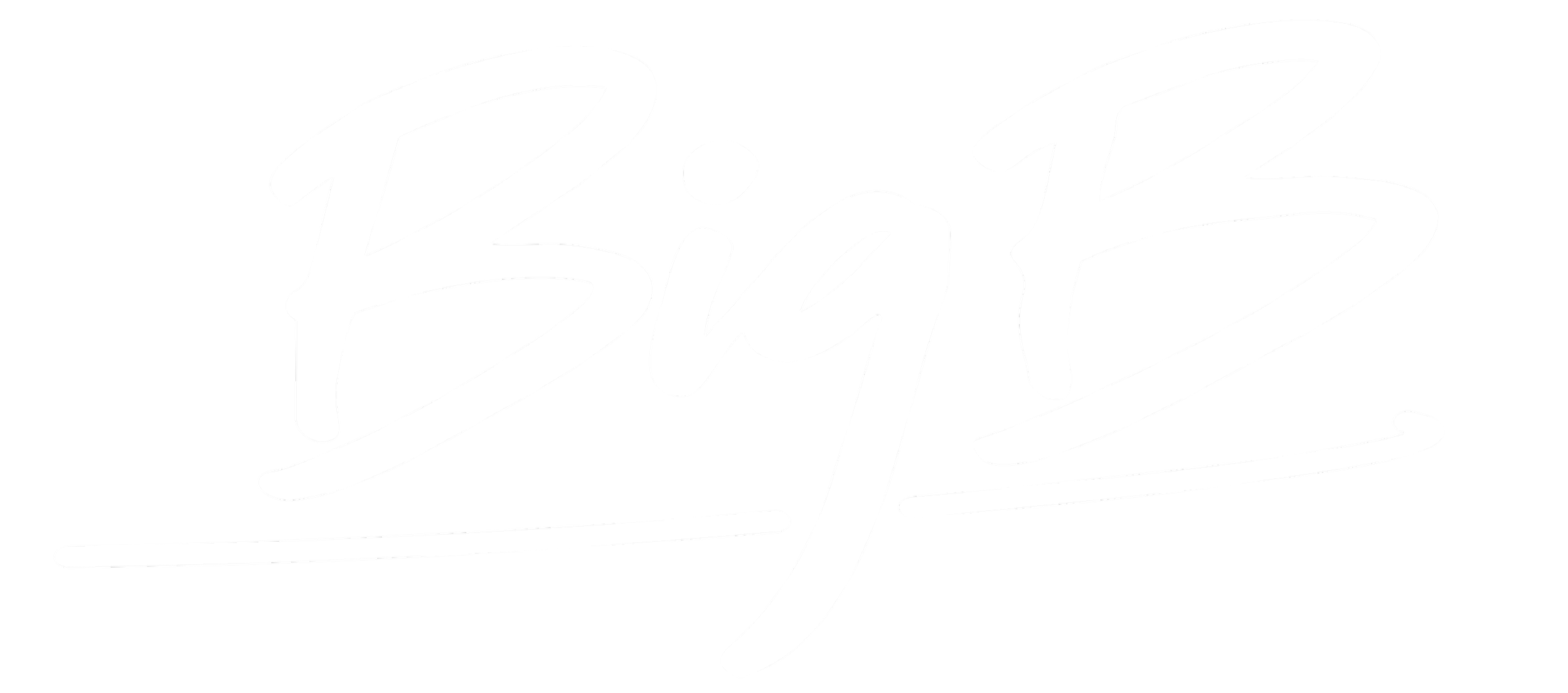 White script text that reads "Bling" on a black background.