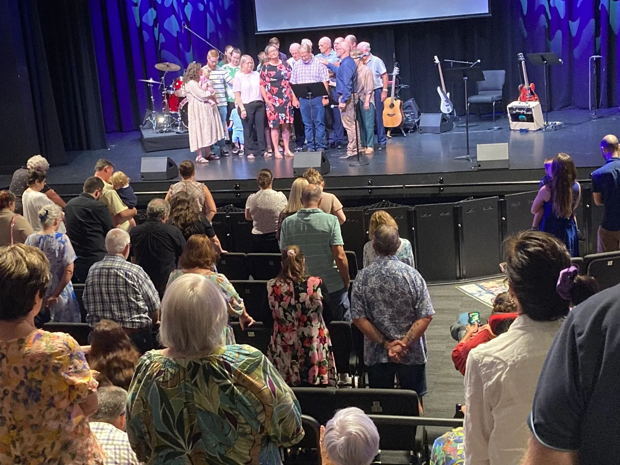 Pastor Darren officially inducted into the church.
