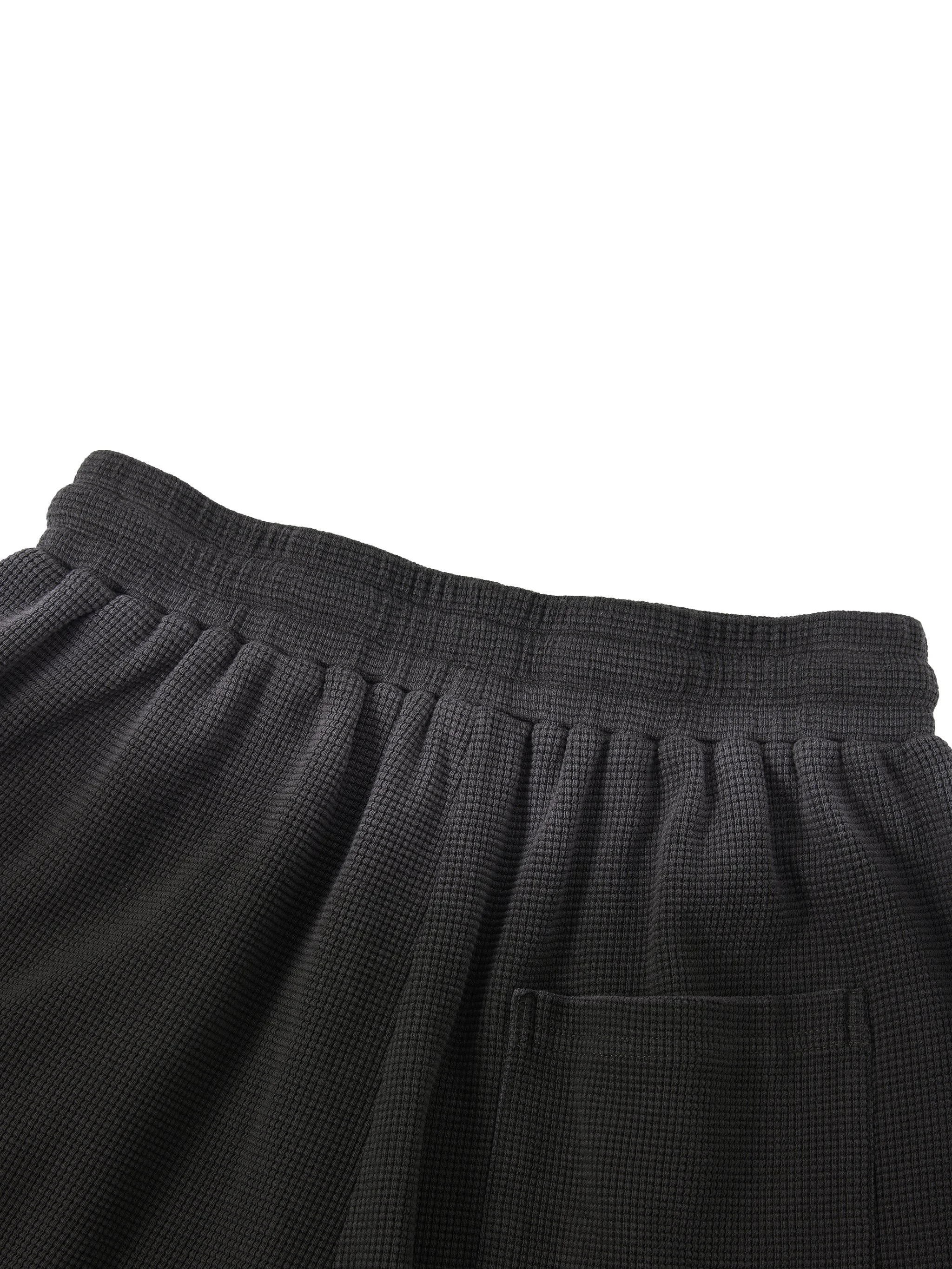 Unisex Sunfade Waffle Raw Hem Shorts-mockups-24.png