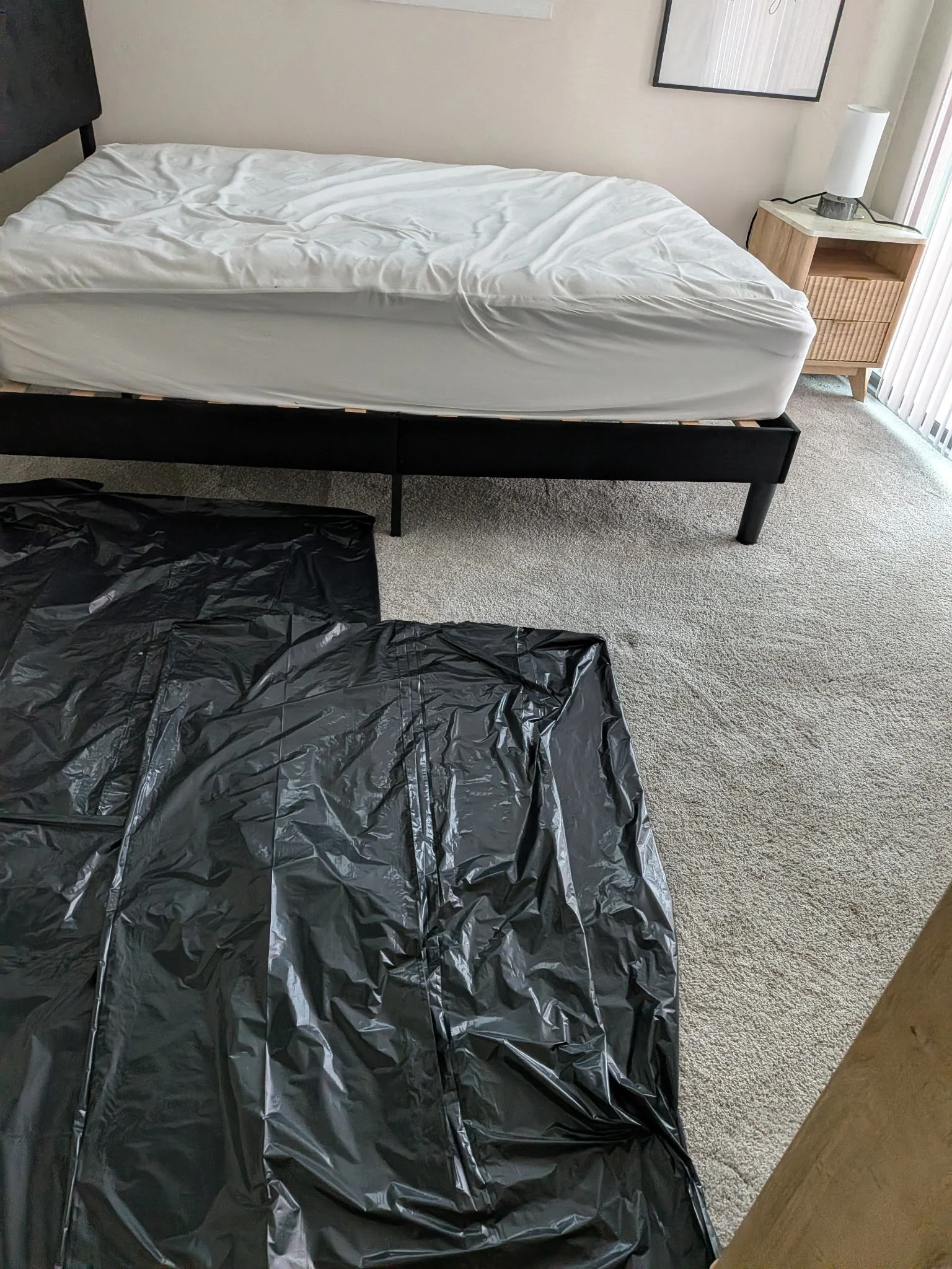Cleaned and prepped for repairs
