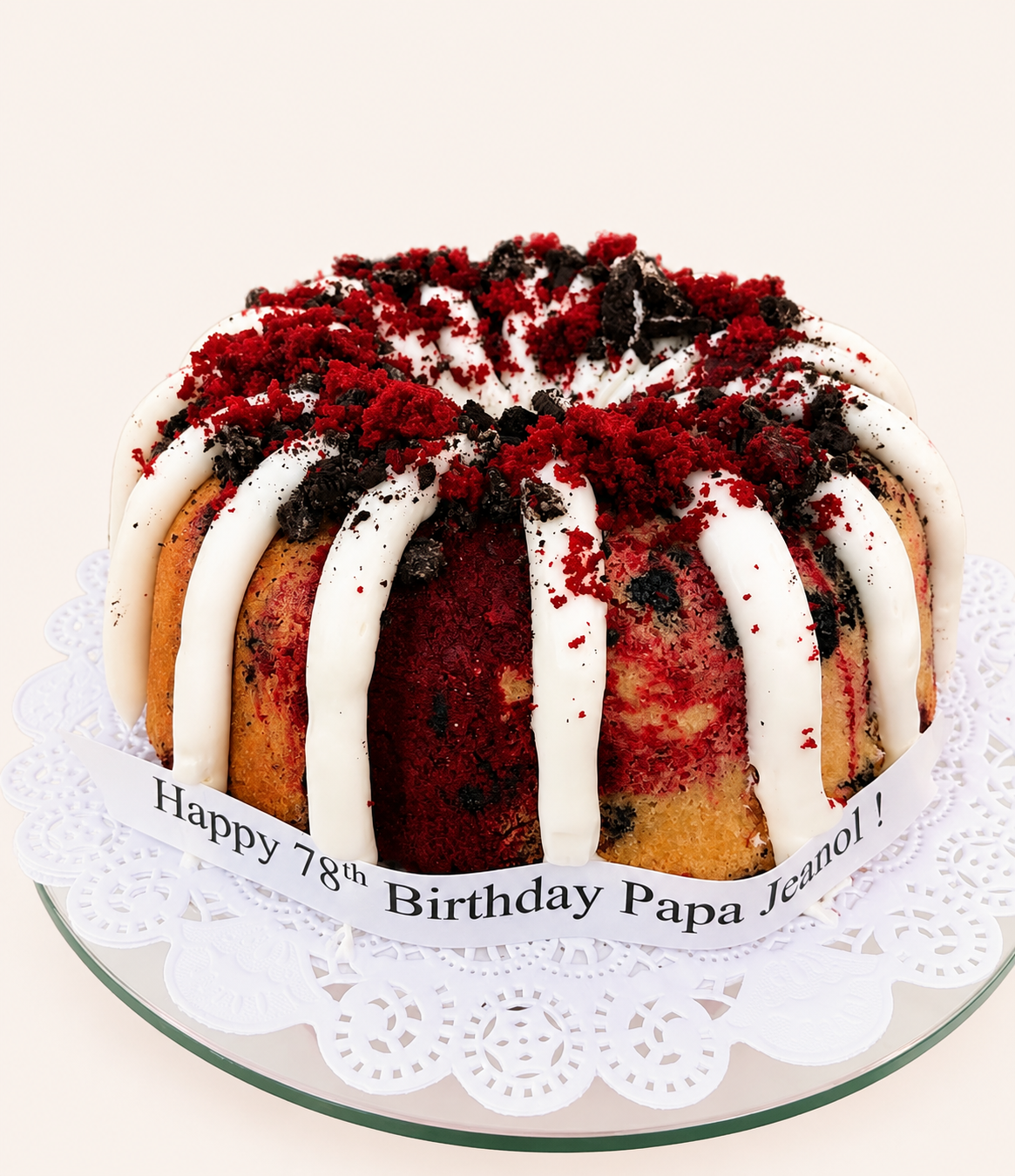 Cookies & Creme/Red Velvet Bundt Cake