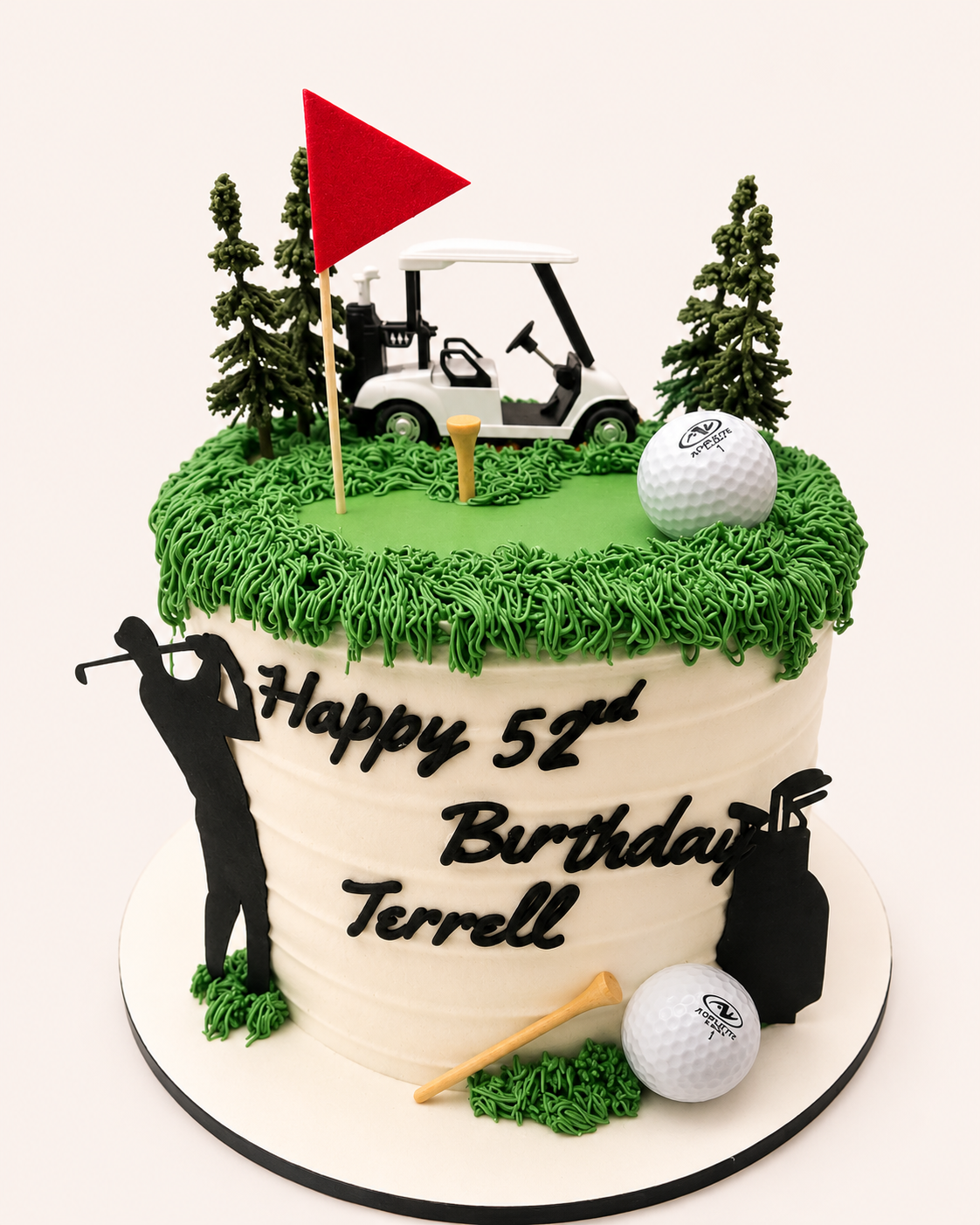 Hole in One: Golf Cake (8” 2 Layers)