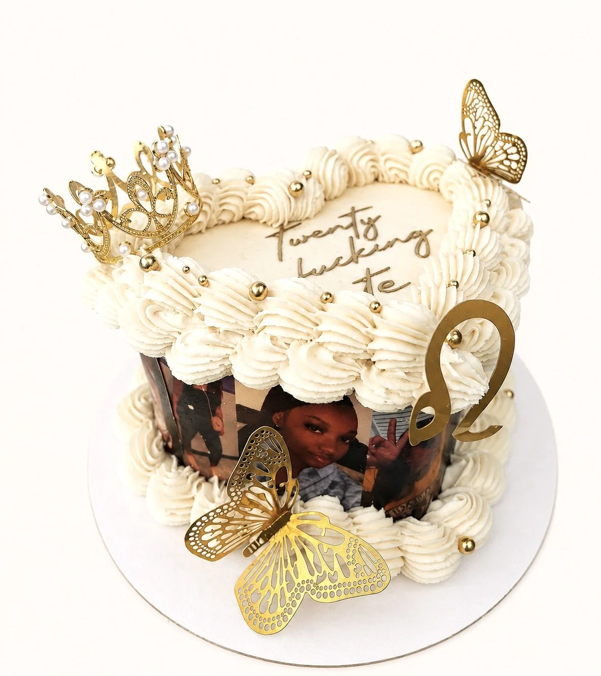 Deluxe Vintage Heart (6” 2 Layers)