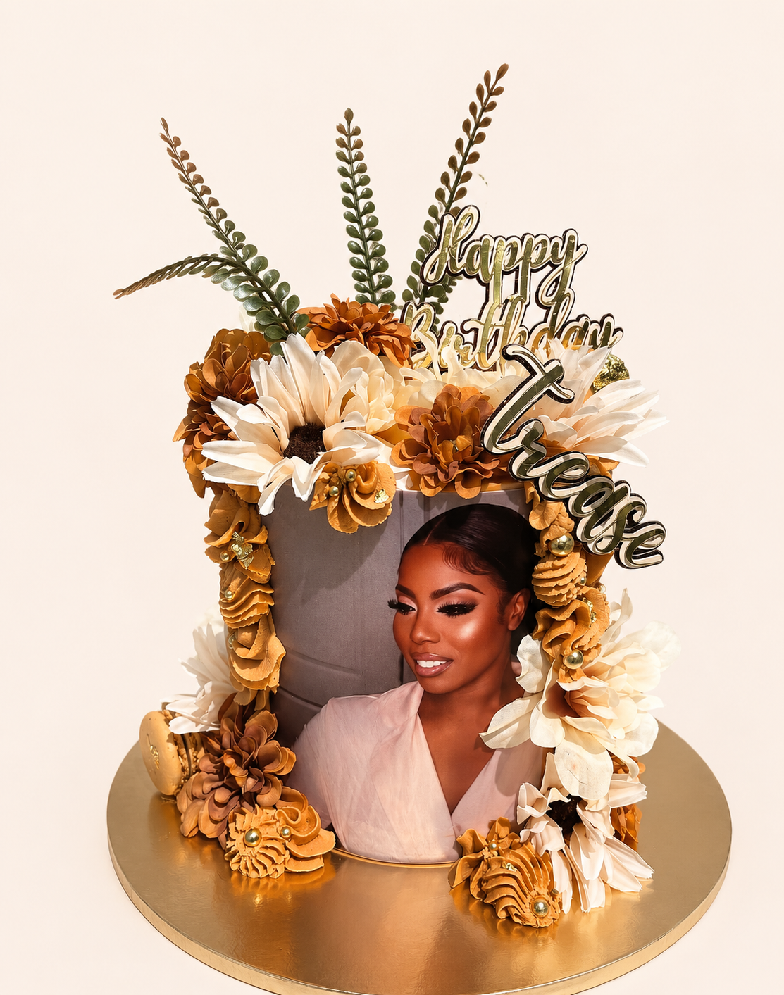 Golden Bloom (6” 2 Layers)