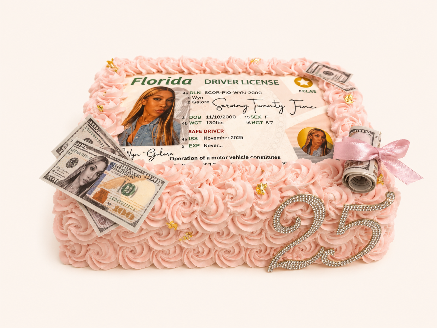Drivers Licenses (1/4 Sheet Cake 2 Layers)
