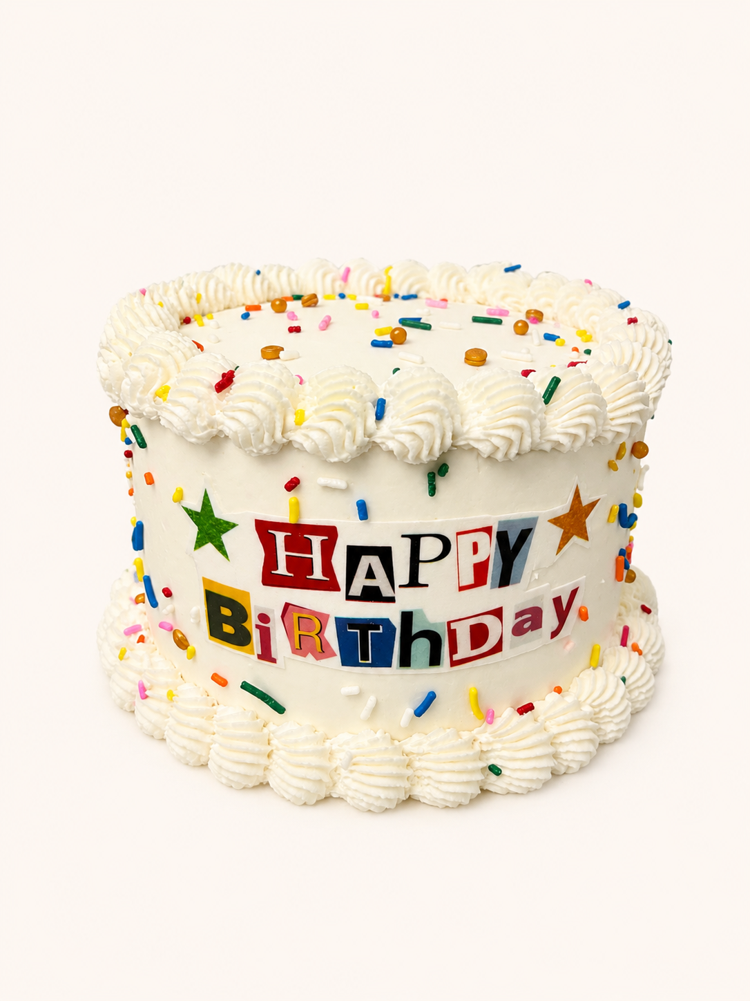 Happy Birthday (6" 2 Layers)