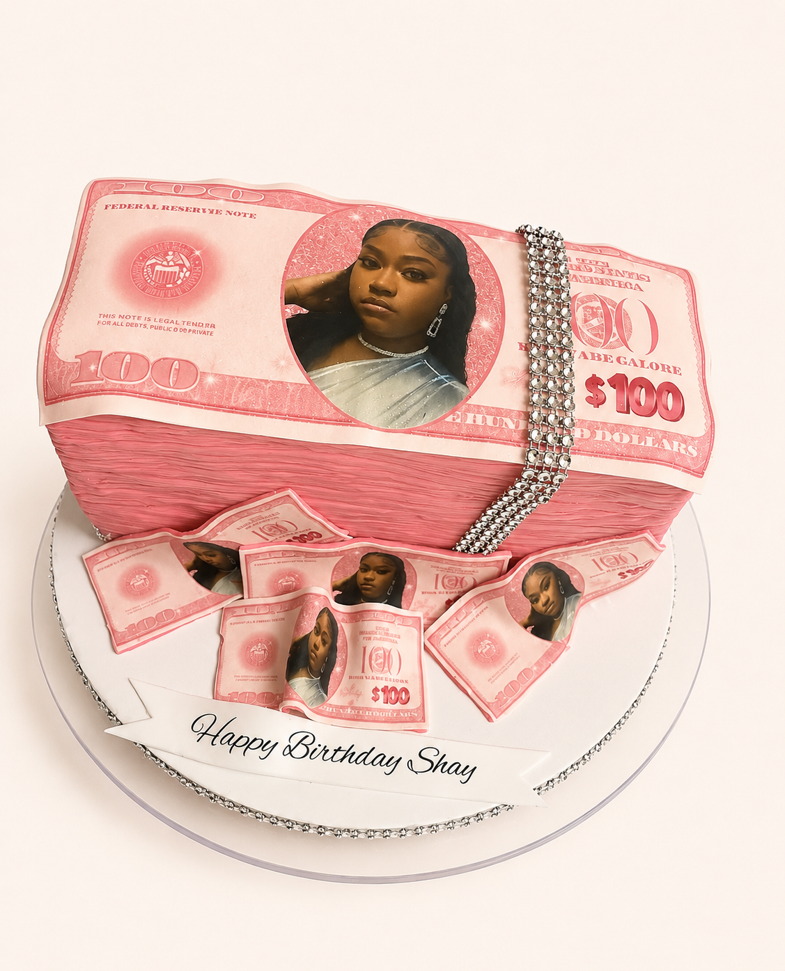 Glam Money Stack (8" 2 Layers"