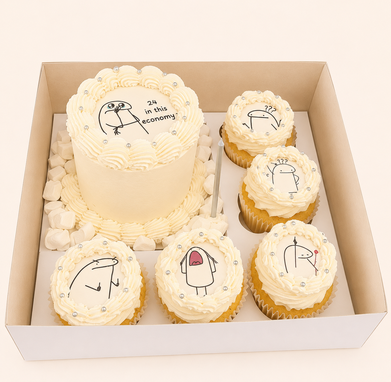 Custom with Edible Toppers