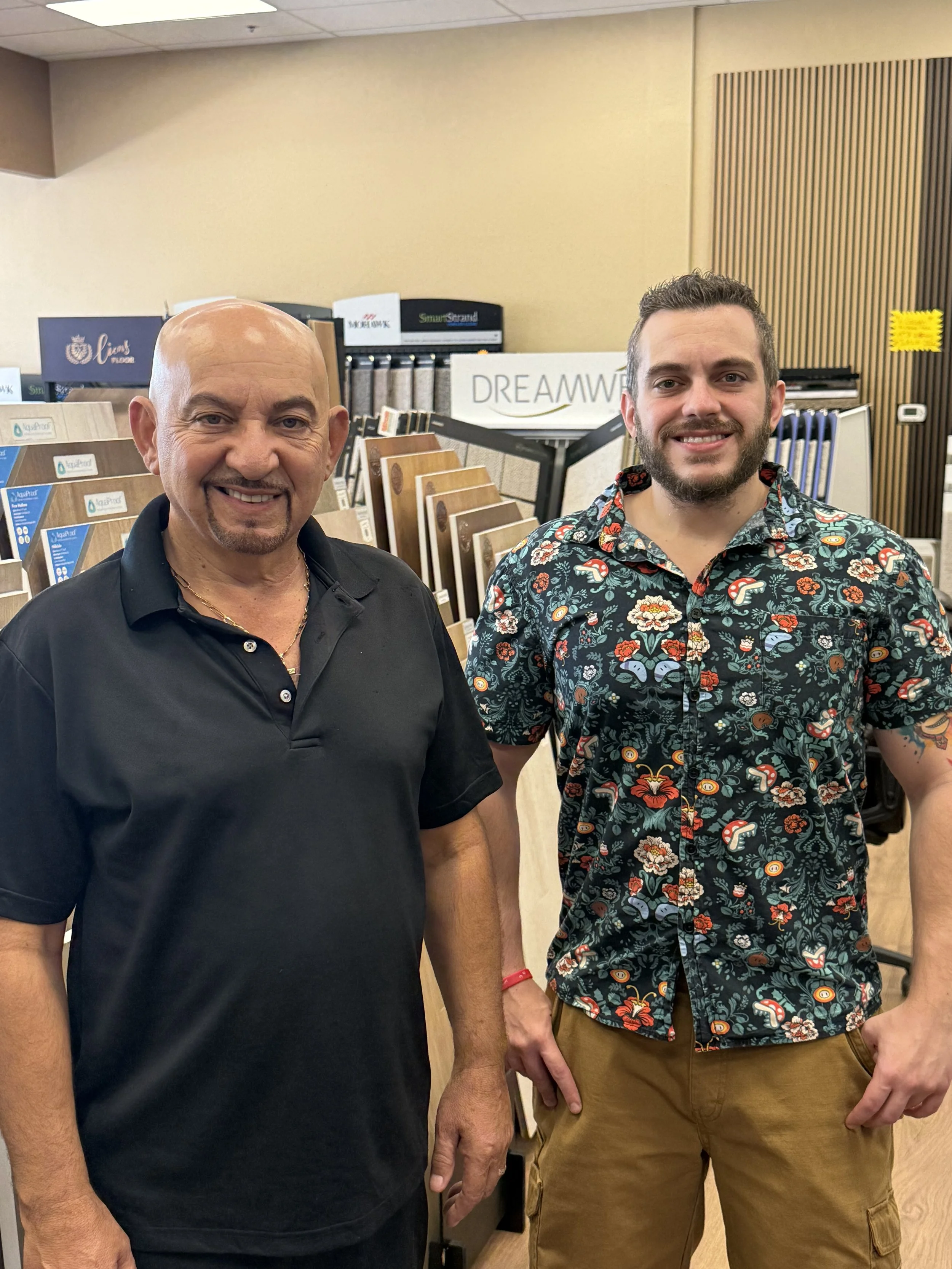 Cosimo and Anthony owners of Paradise Tile & Flooring & Natural Stone
