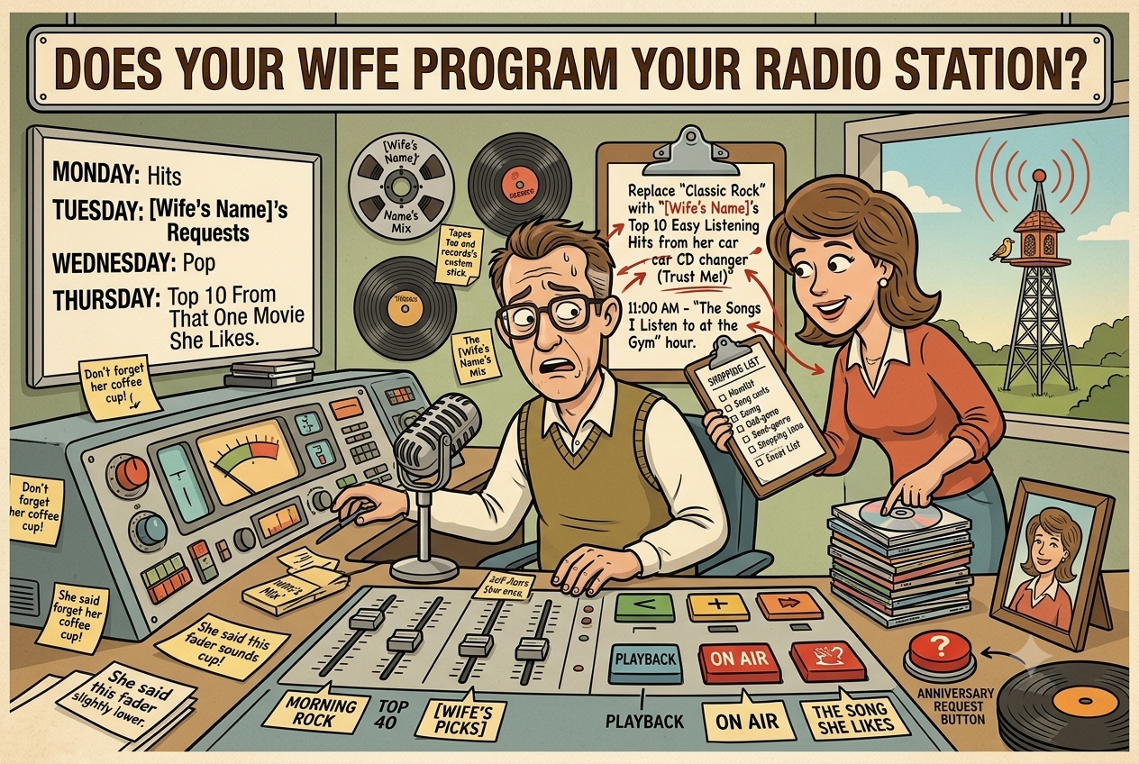 Does Your Wife Program Your Radio Station?
