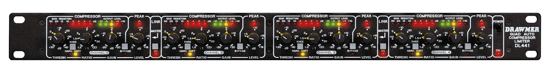 DL441 QUAD AUTO COMPRESSOR & LIMITER
