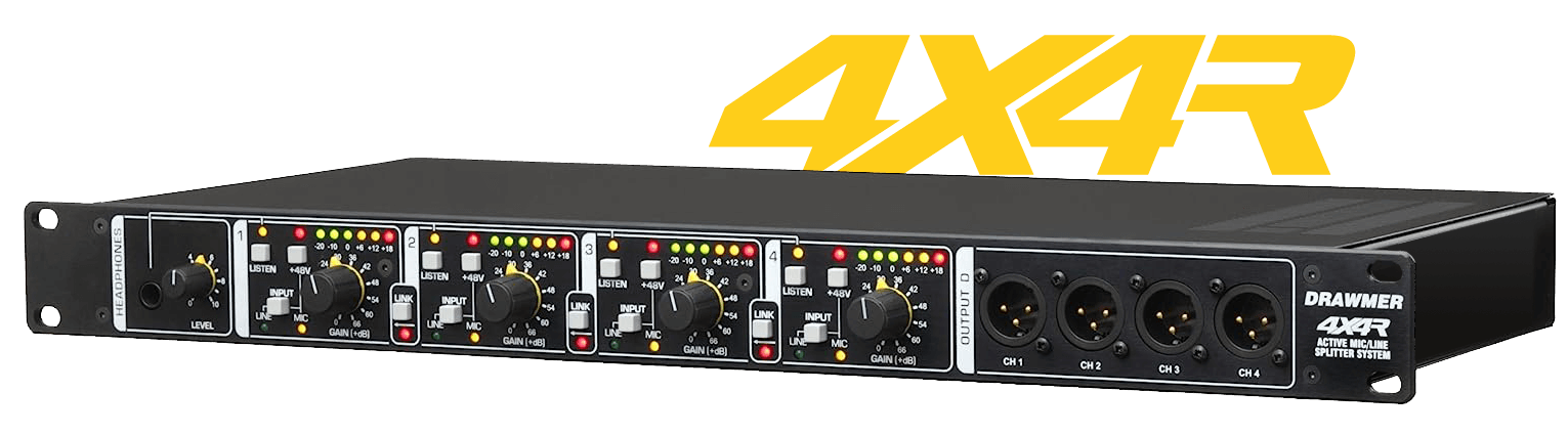 4X4R  RACKMOUNT ACTIVE SPLITTER