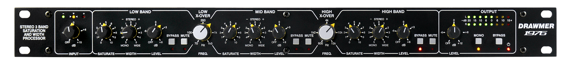 1976  STEREO THREE-BAND SATURATION & WIDTH PROCESSOR