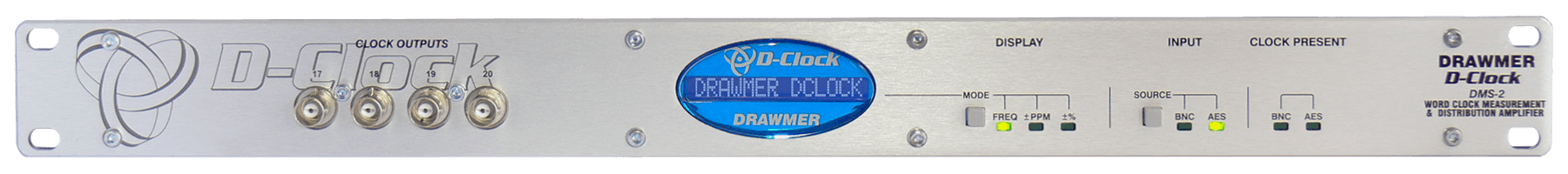D-Clock WORD CLOCK MEASUREMENT & DISTRIBUTION AMPLIFIER