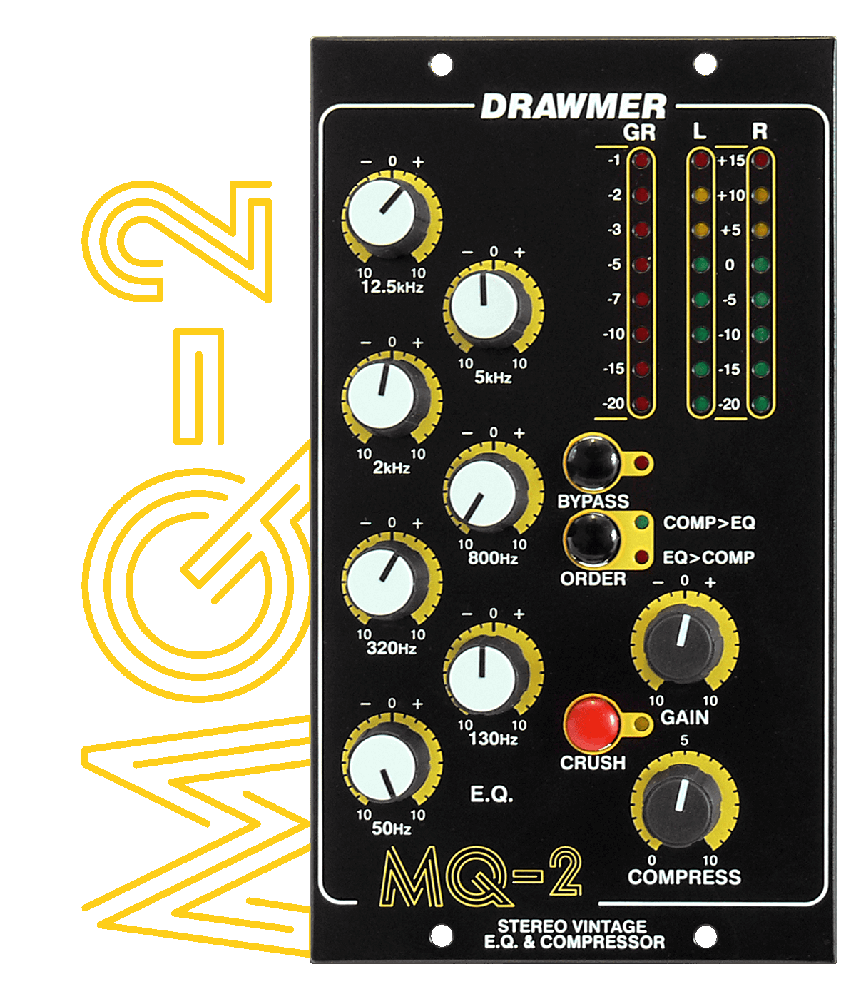 MQ-2 500 SERIES STEREO EQUALISER & COMPRESSOR
