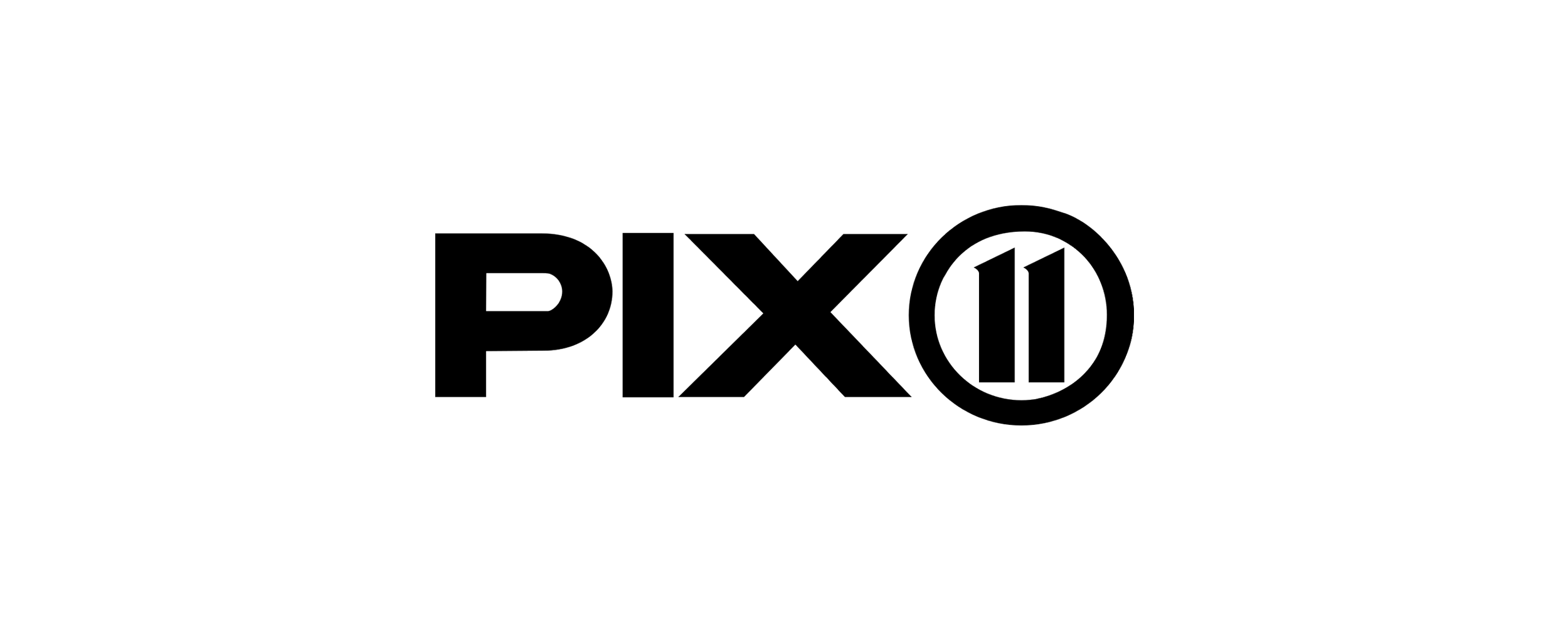The logo of PIX11, a television station