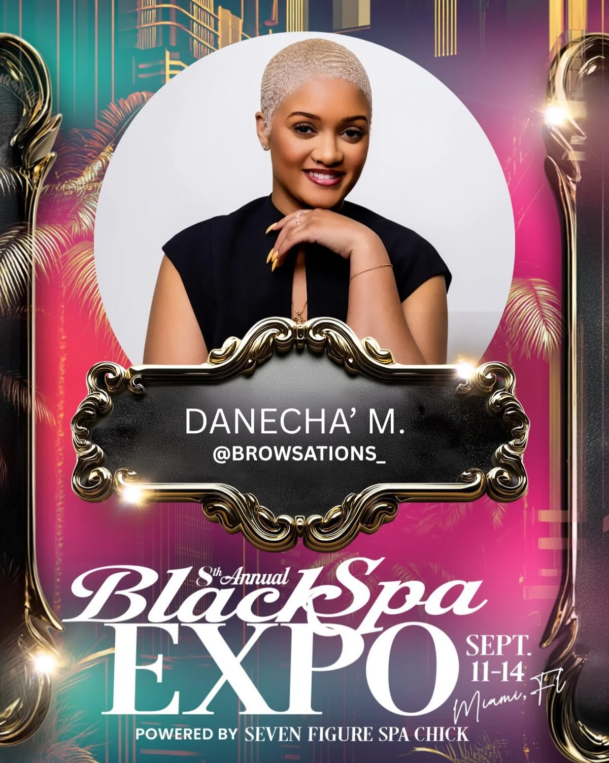 MIAMI, I&rsquo;M COMING✈️

I&rsquo;m so excited to officially be attending the 8th Annual Black Spa Expo September 11&ndash;14 in Miami! 

There&rsquo;s something special about being in a room full of beauty + spa professionals who are building, lear
