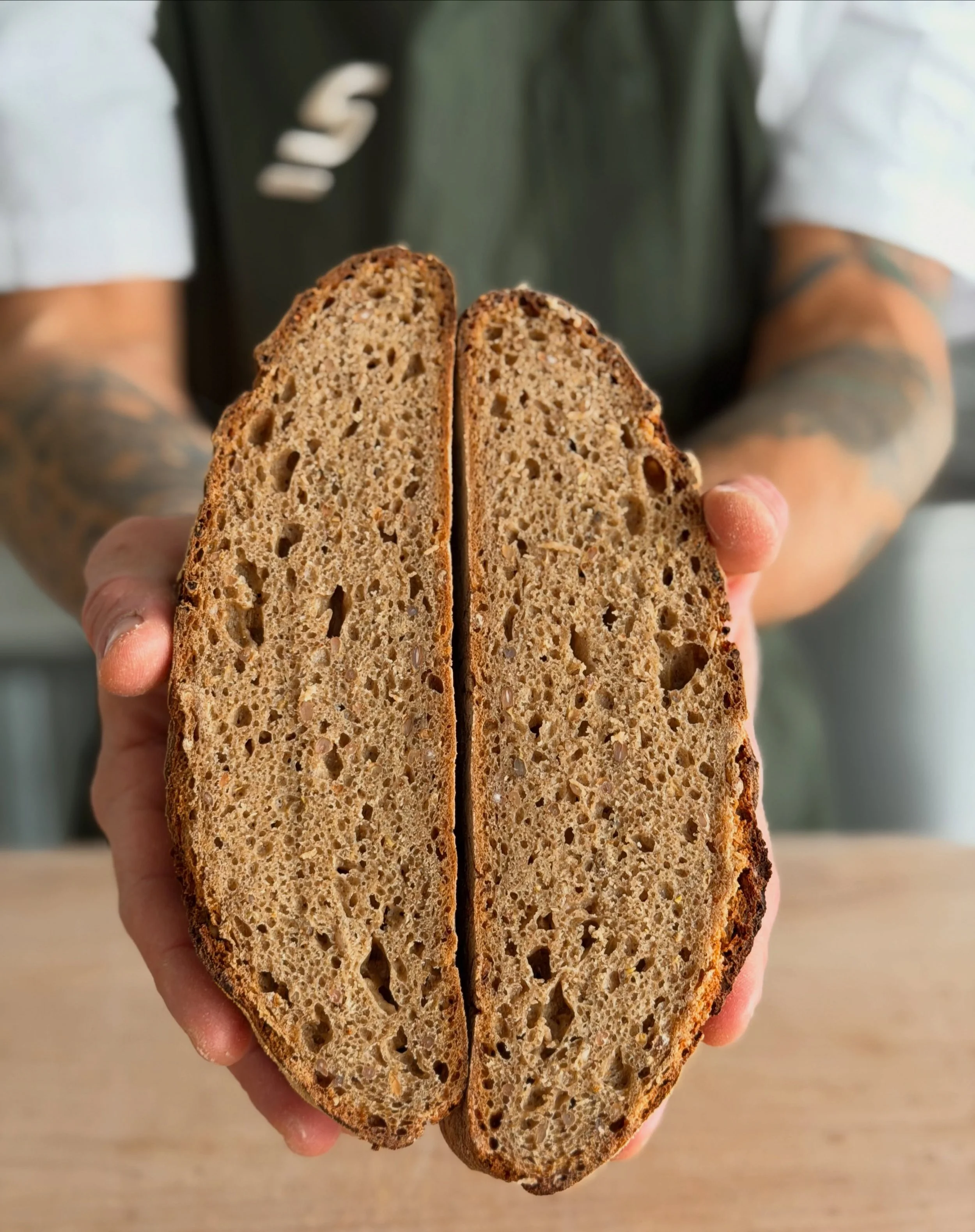 A little taste of what&rsquo;s coming to Superlupo:

Our Spelt &amp; Rye Loaf, made with spelt flour and sprouted rye berries.

Rustic, wholesome, and baked with care

Coming soon to Superlupo. Worth its wheat!