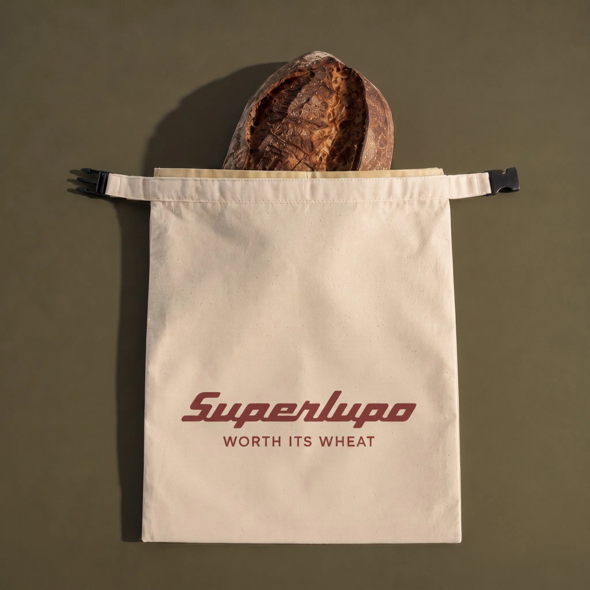 Superlupo Beeswax-Lined Bread Bag