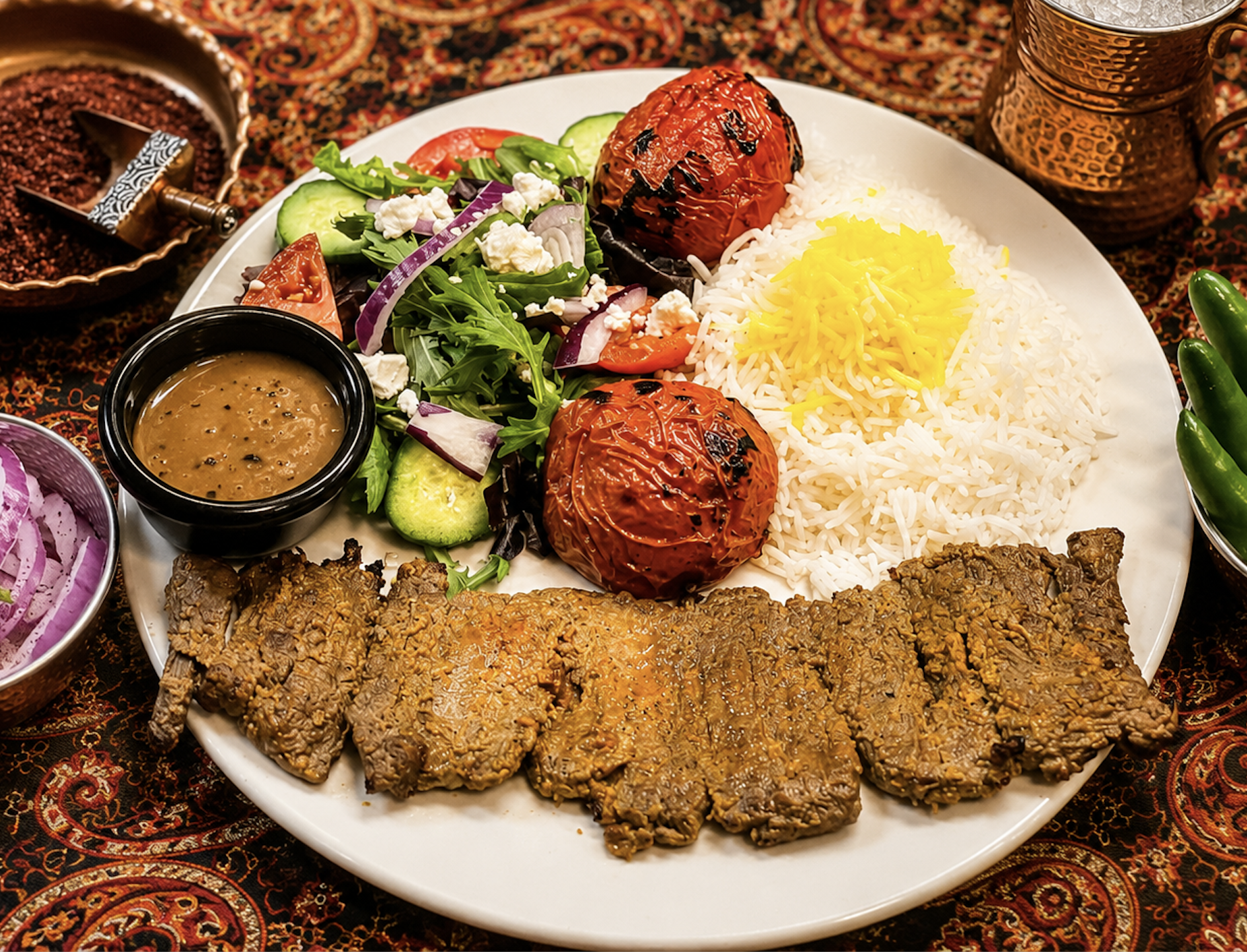Beef Barg Plate