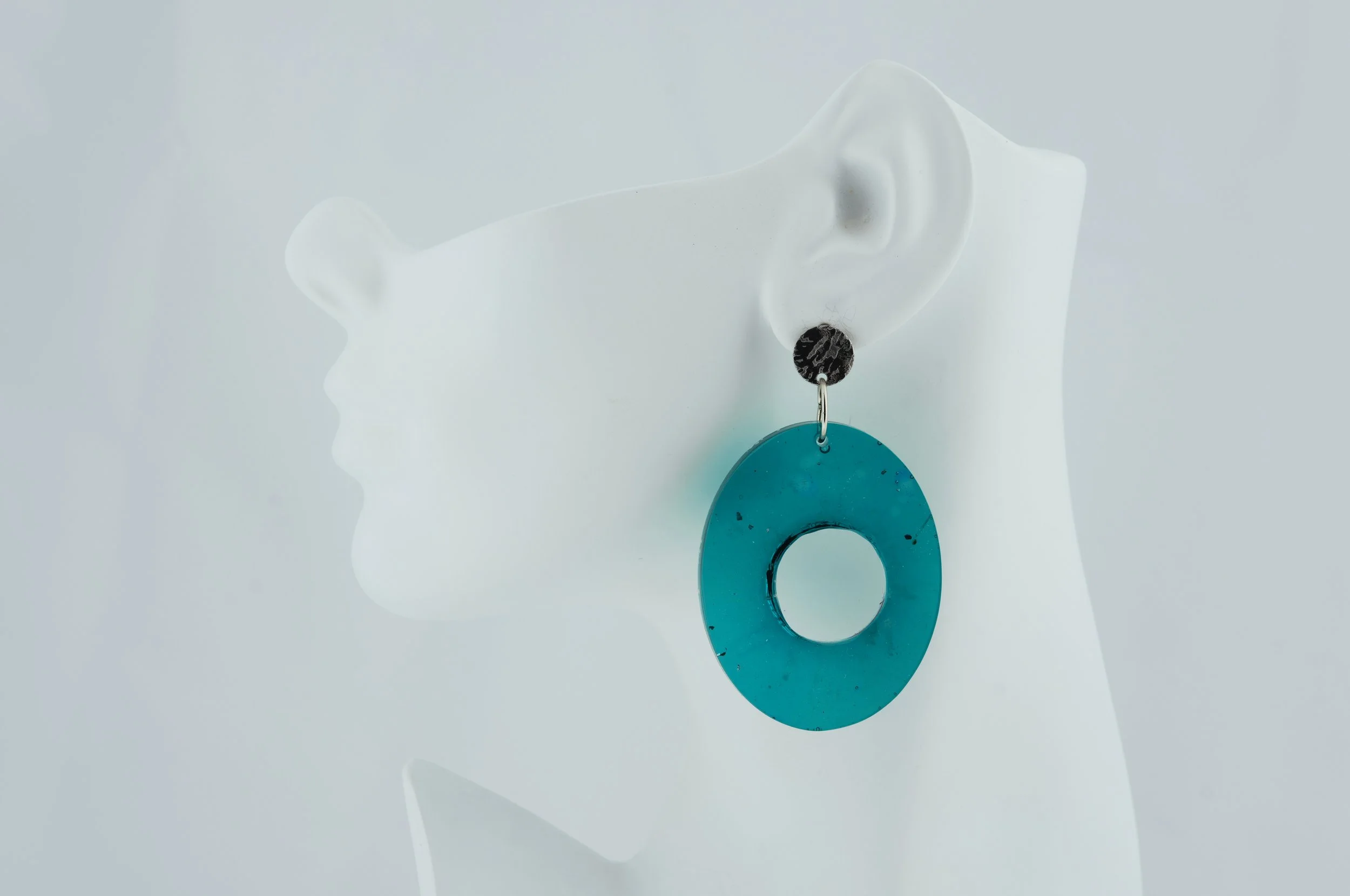 Turquoise Hoop