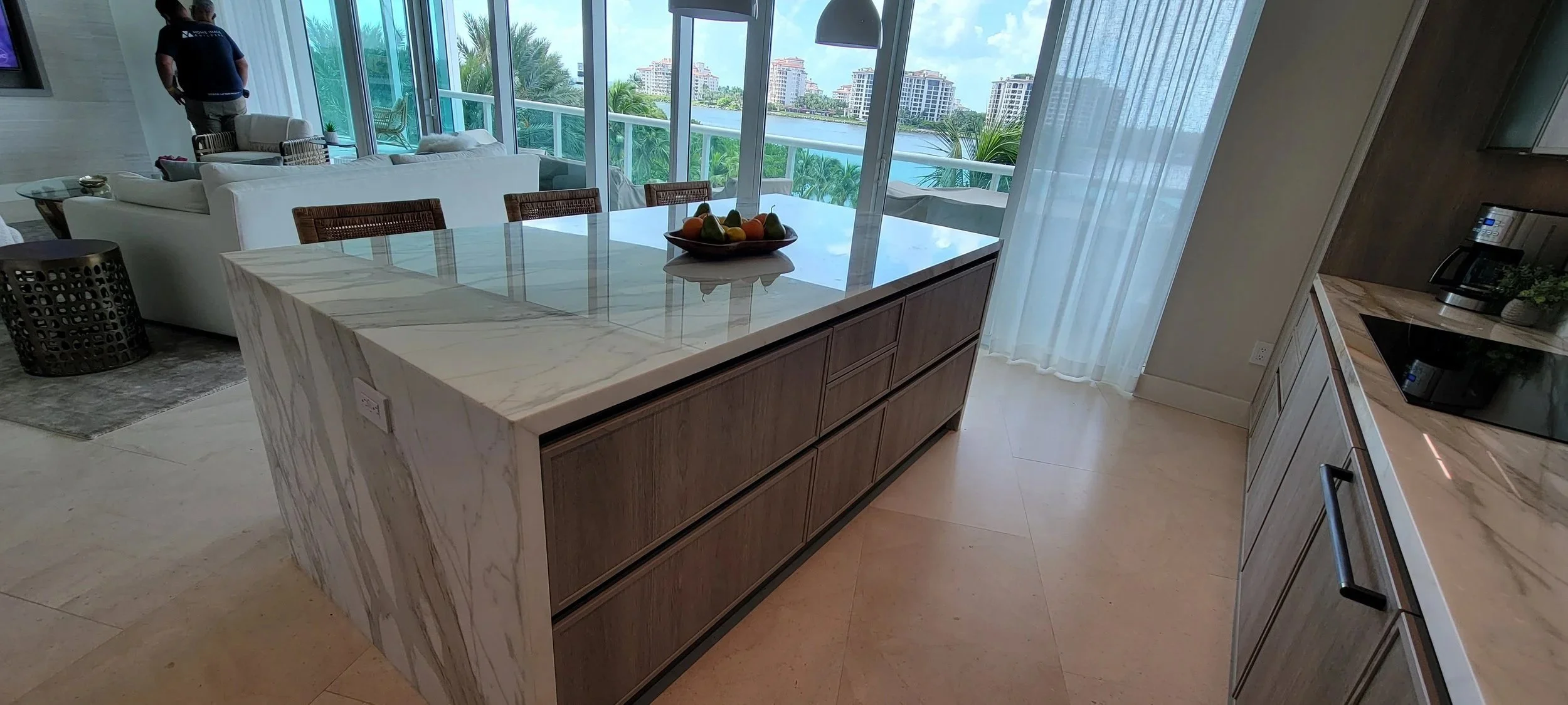 Kitchen Countertop Restoration Icon Miami Beach Condominium