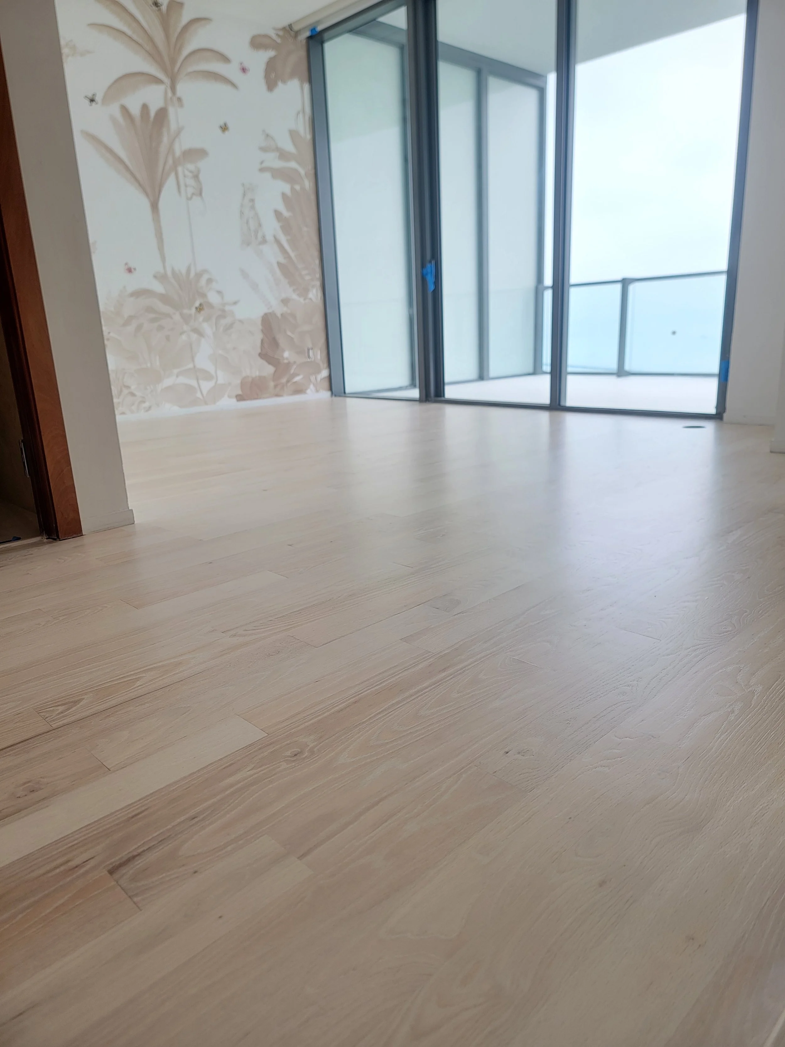 Wood Floor Restoration At Apogee Condominium
