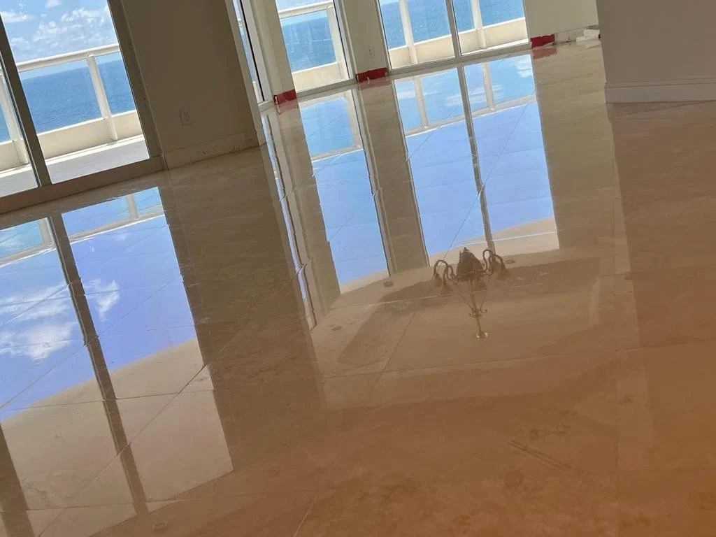 Marble Restoration At Trump Palace Sunny Isles Beach