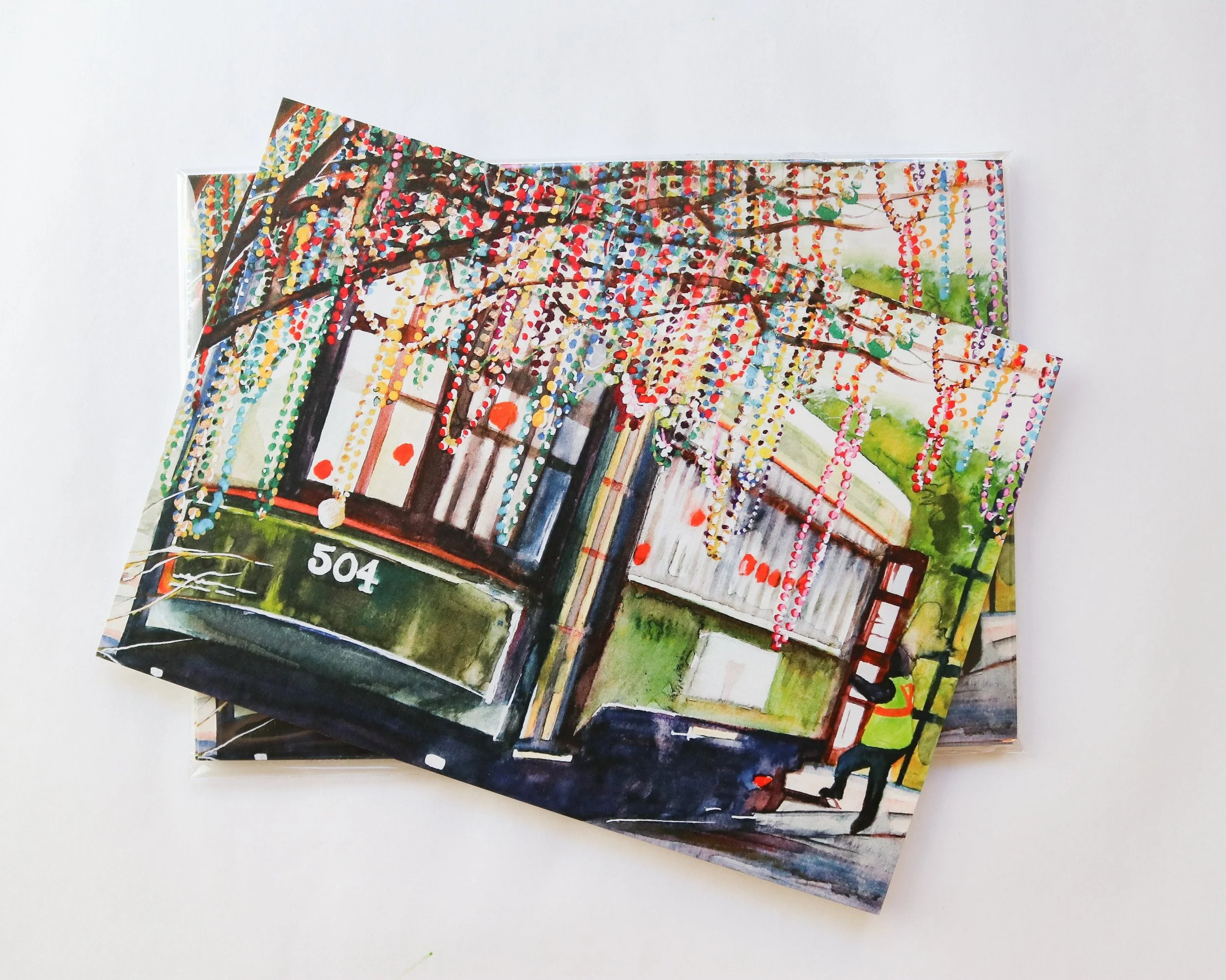 Mardi Gras NOLA Art Postcards 4x6