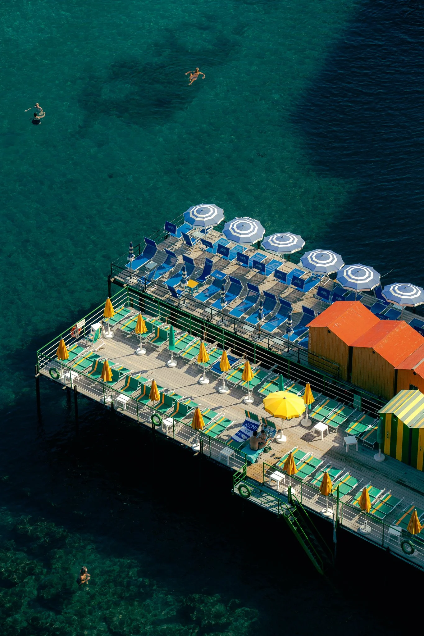 Iconic Pontoons of Sorrento, Italy