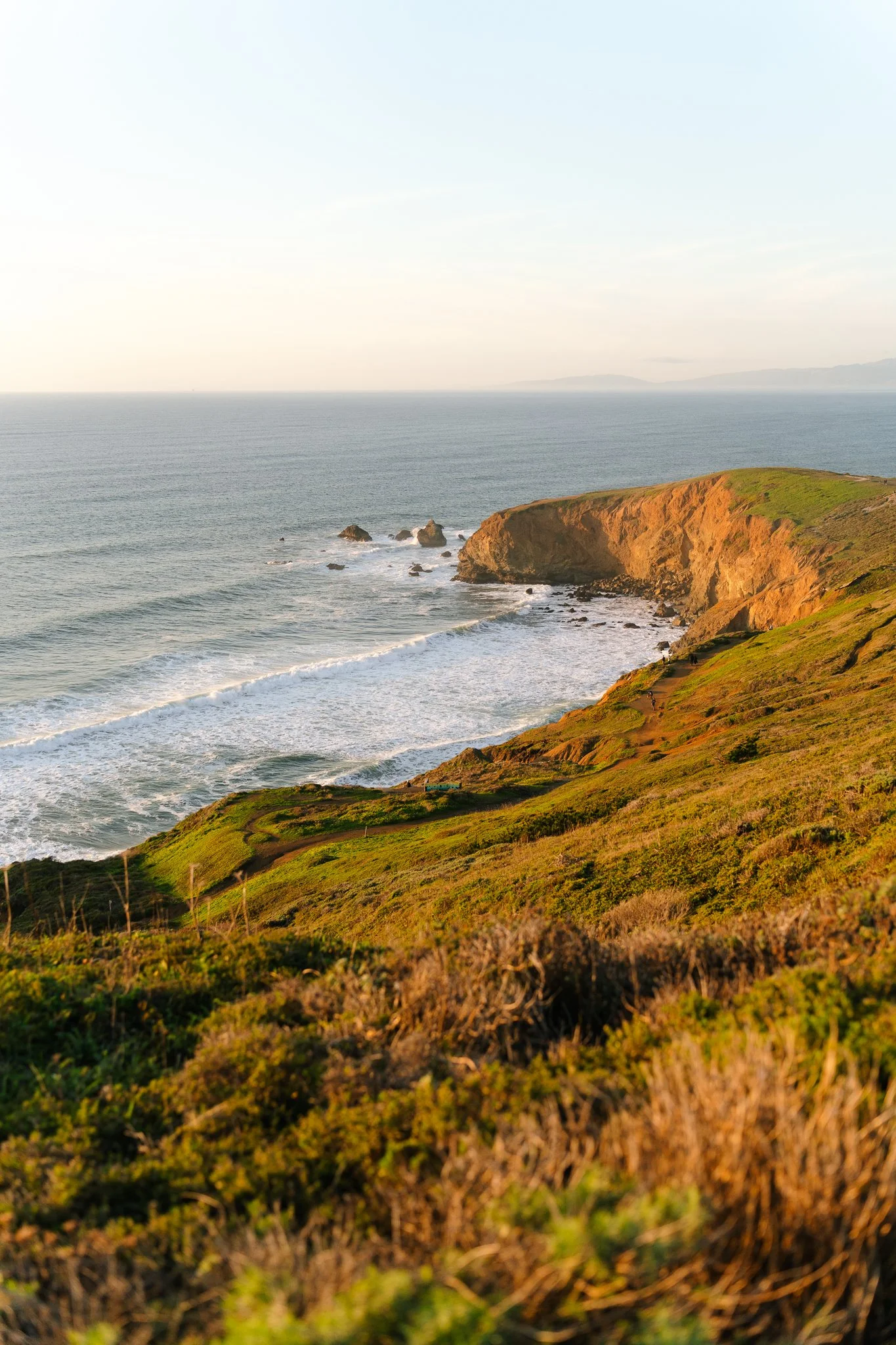 Golden Hour at Mori Point, California