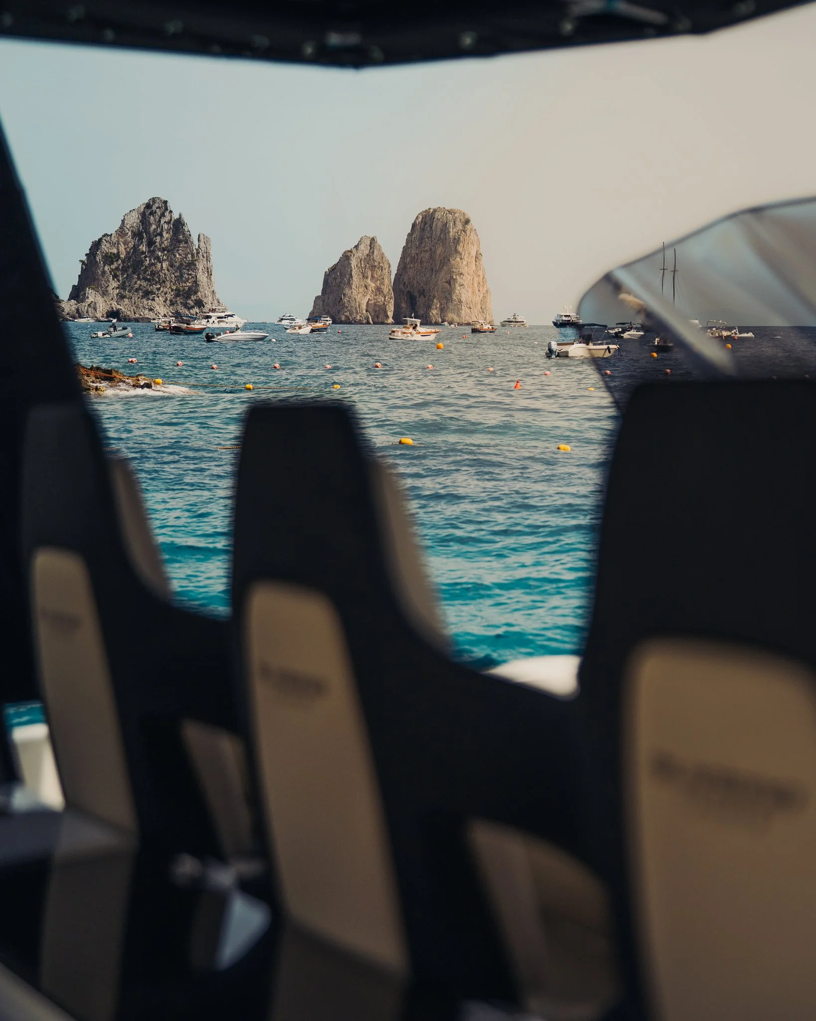 Cruising around Capri, Italy