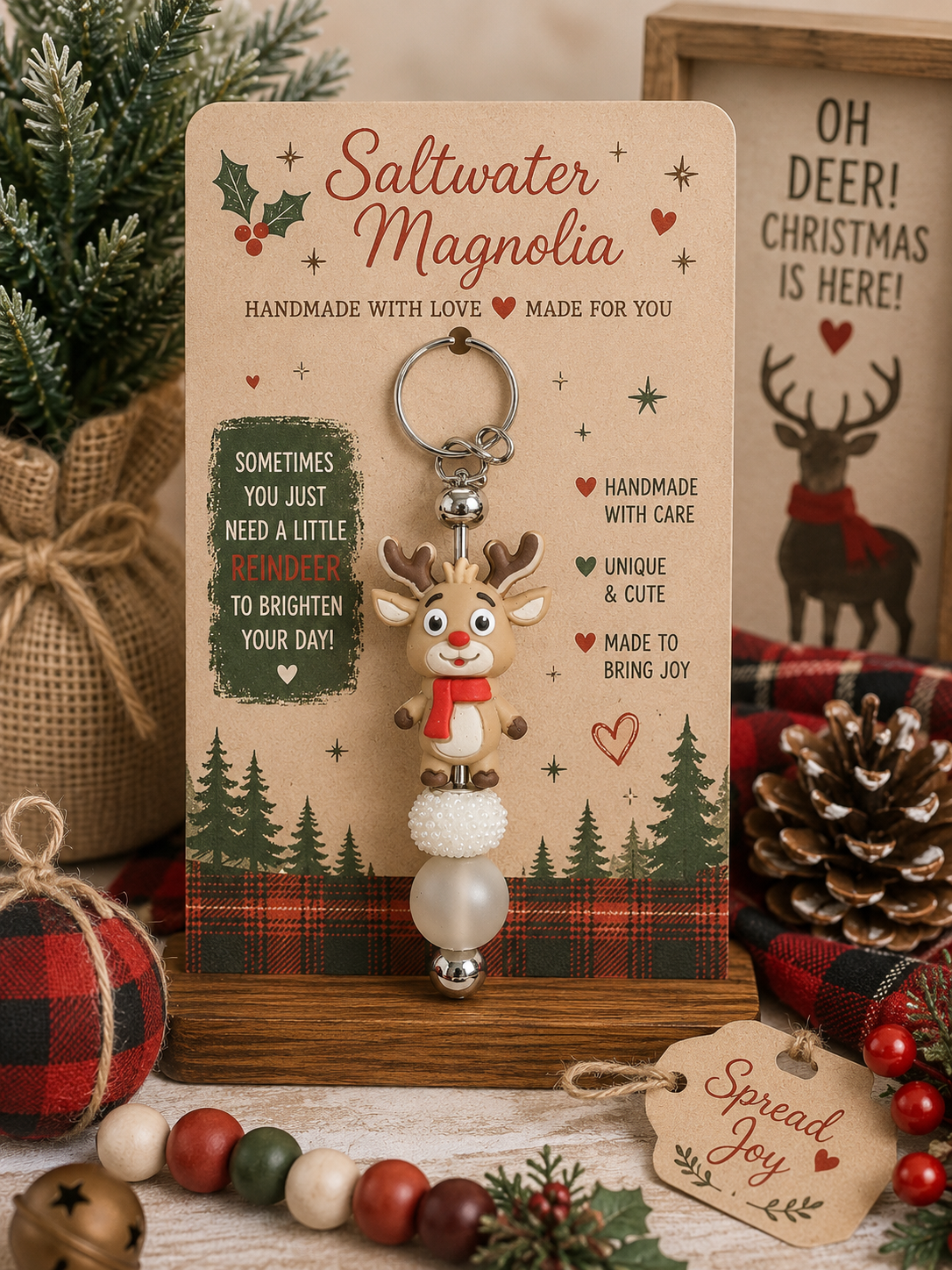 Festive reindeer