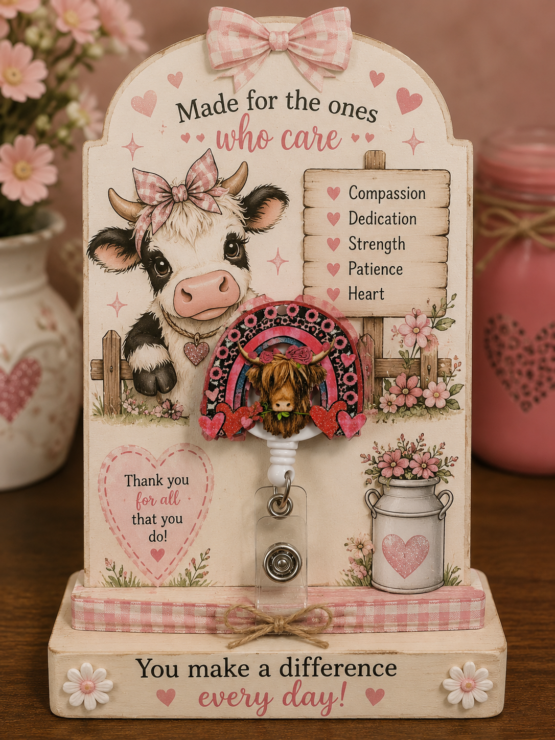 Caring cow