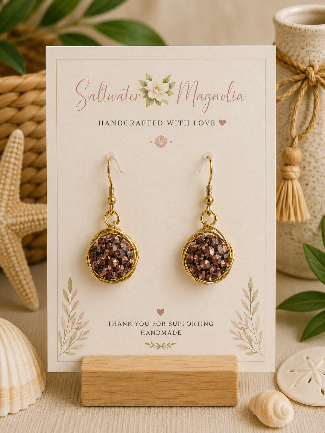 Cluster Dangle Earrings