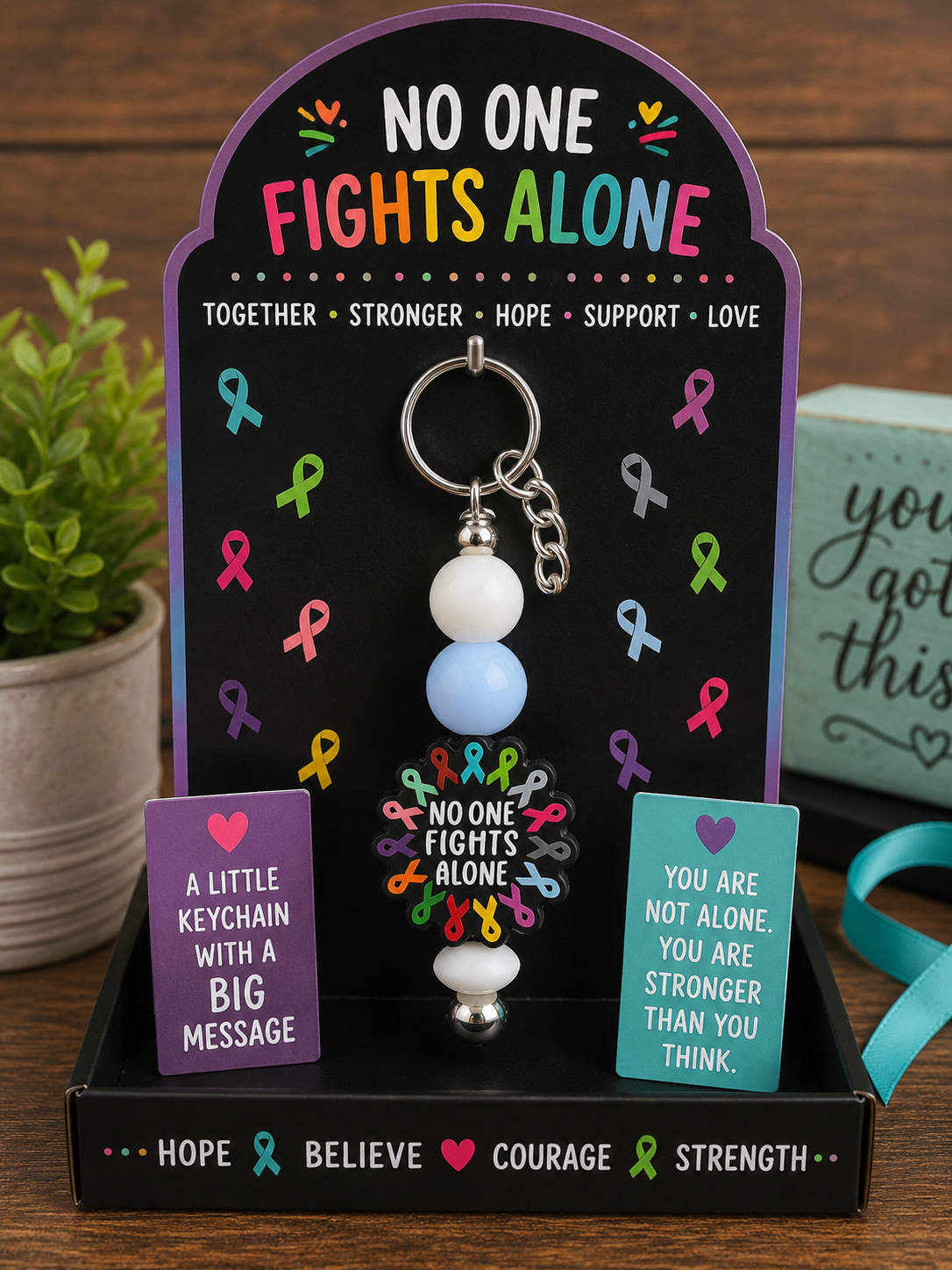 No one fights alone