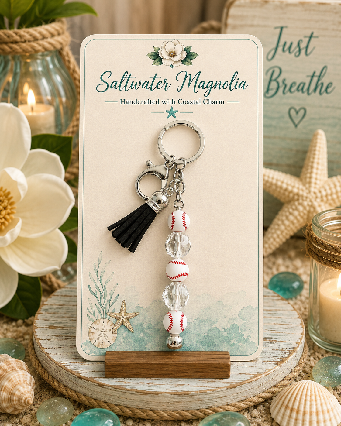 Baseball Keychain