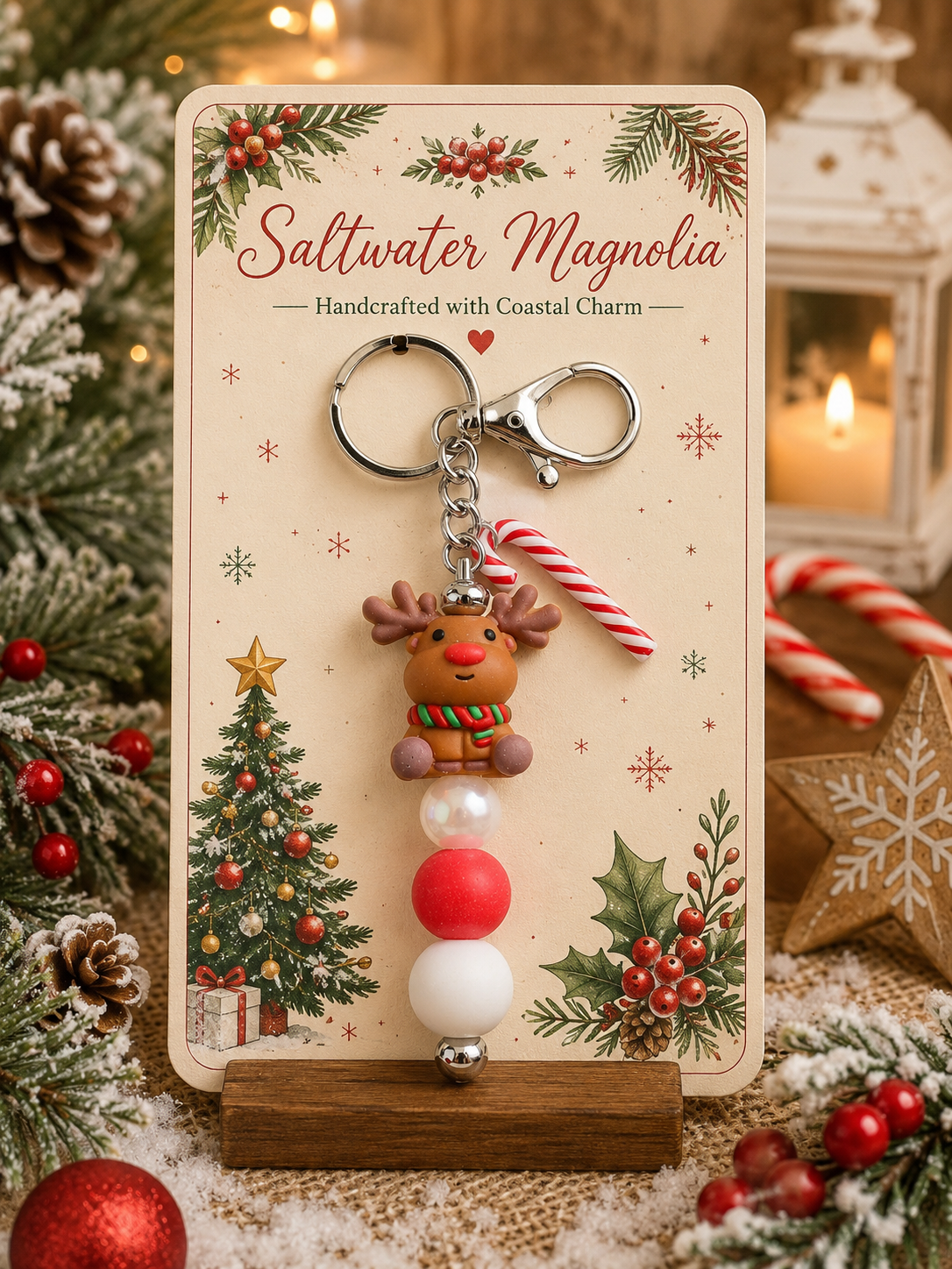 Reindeer Keychain
