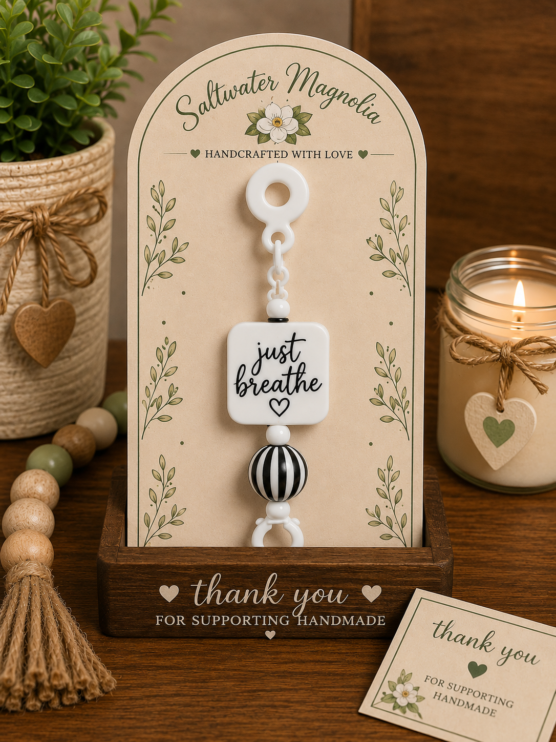 Just Breathe Tumbler Charm