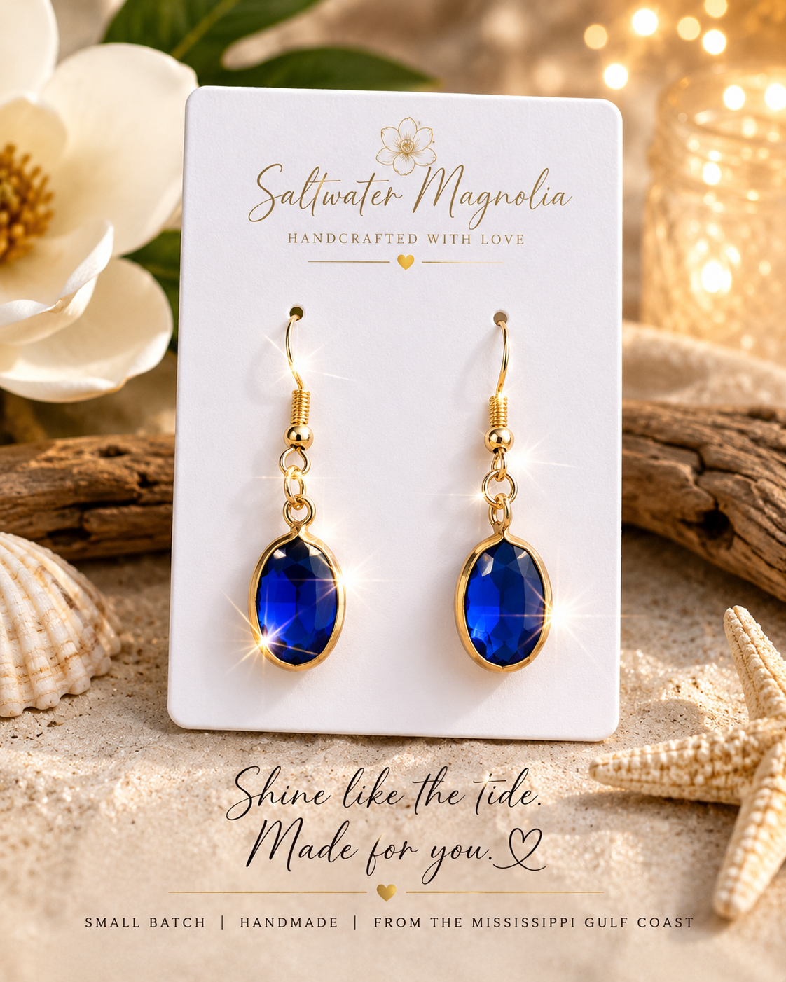 Blue Earrings