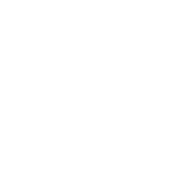 White outline of a rabbit on a black background.