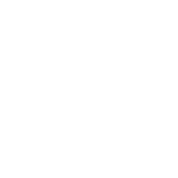 Outline of a storage shed with an open garage door showing stacked boxes inside.